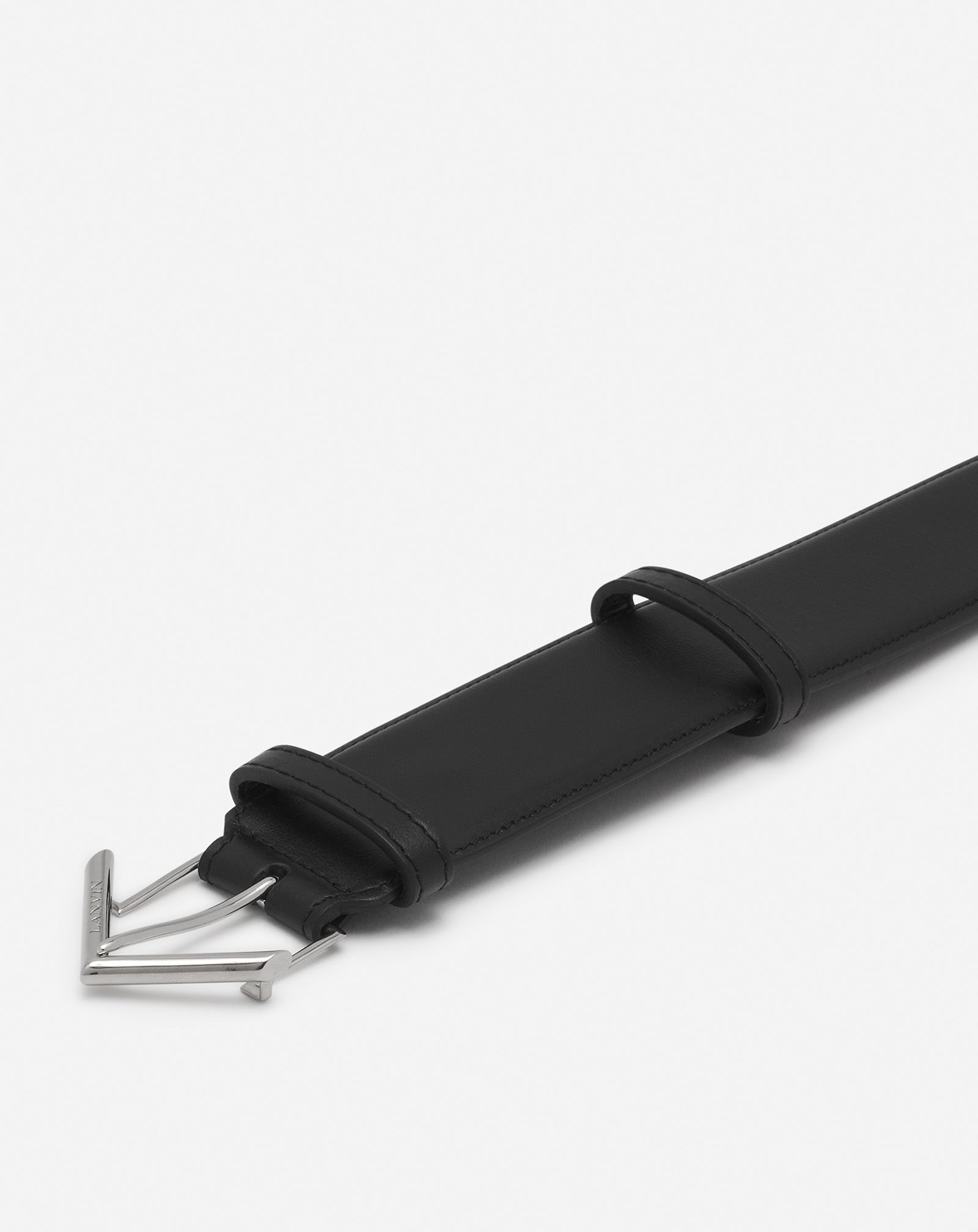 LANVIN SIGNATURE BELT IN SMOOTH LEATHER