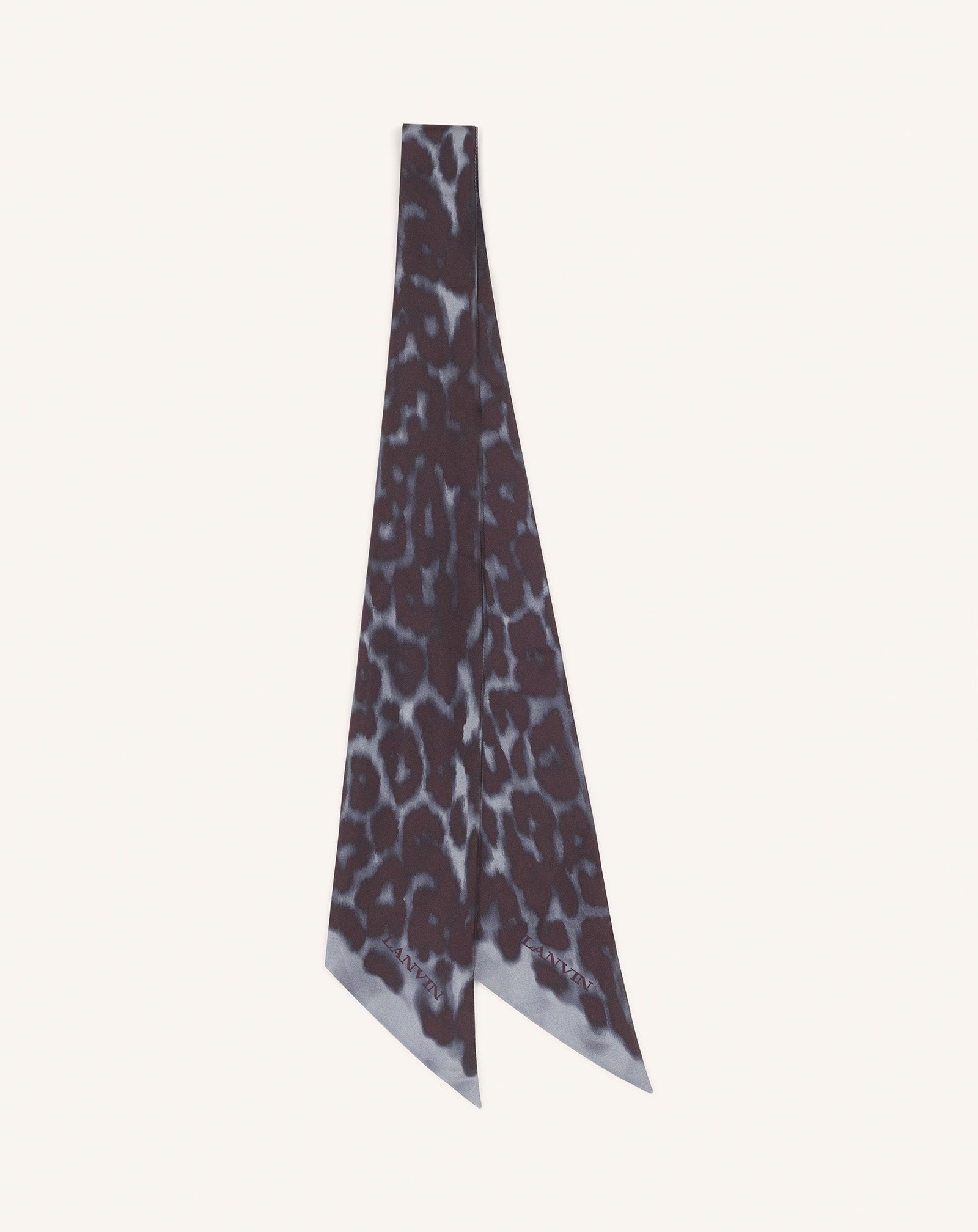 LEOPARD PRINT SILK TWILLY