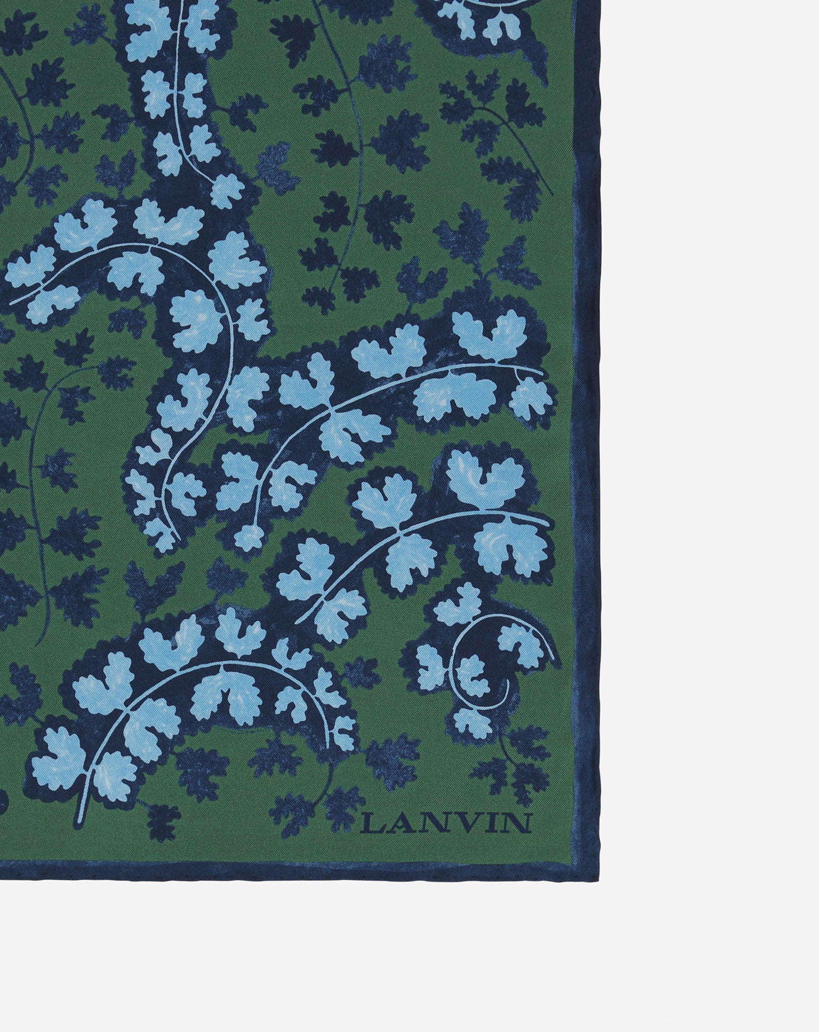 LANVIN ÉTÉ SILK SCARF WITH A RATEAU PRINT
