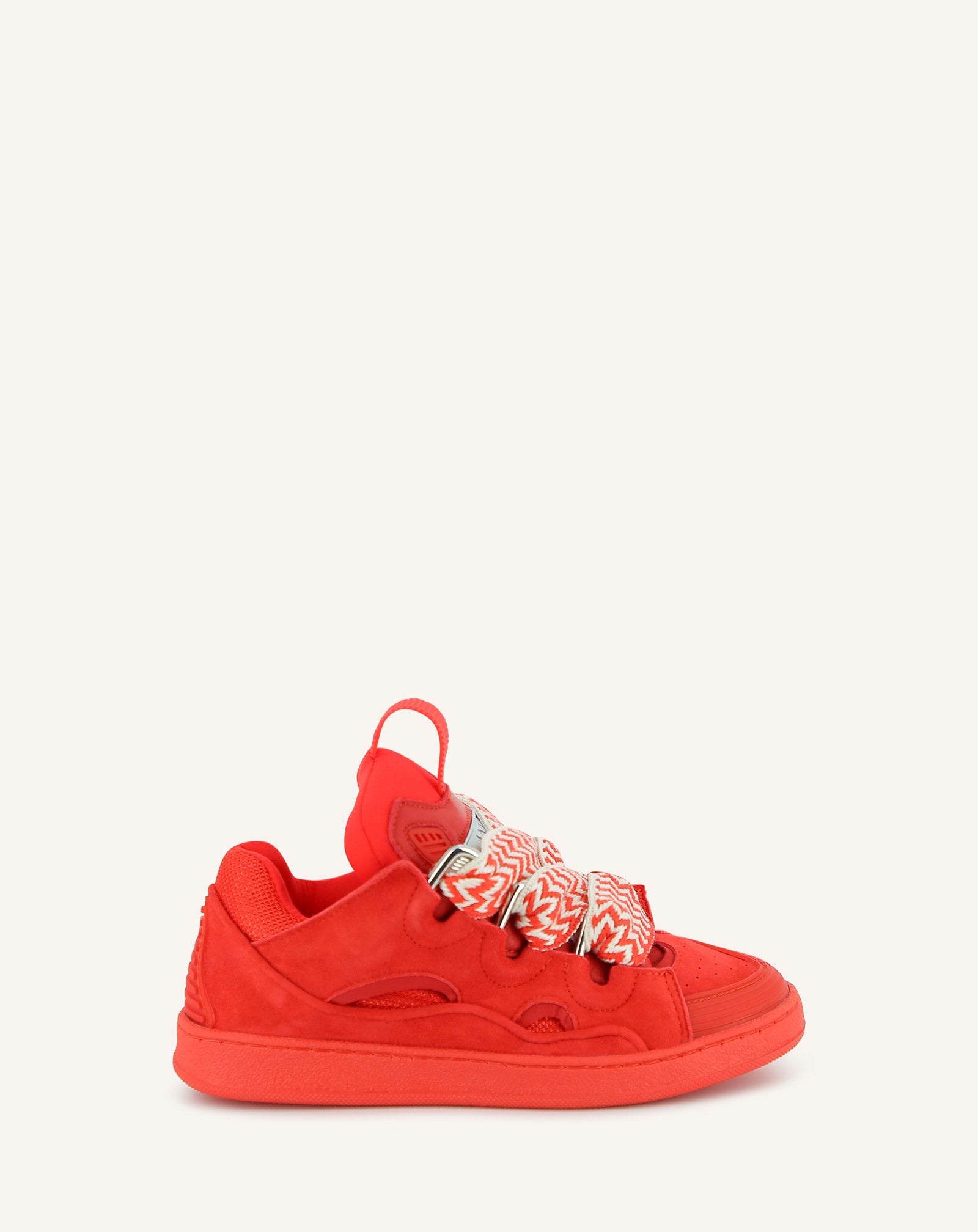 Red Lace-up Trainers | Lanvin