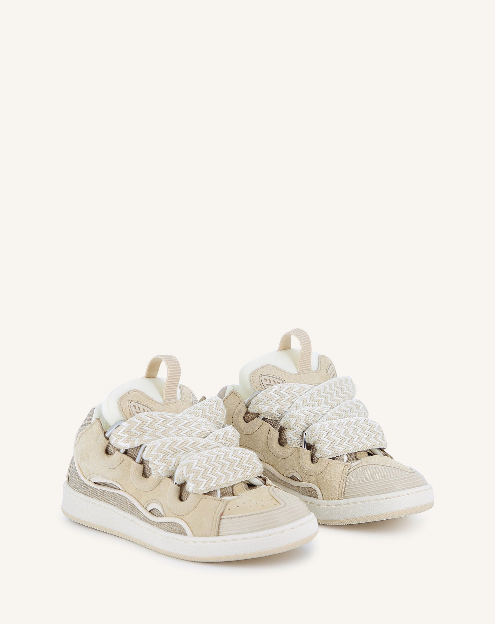 CURB LACE-UP SNEAKERS