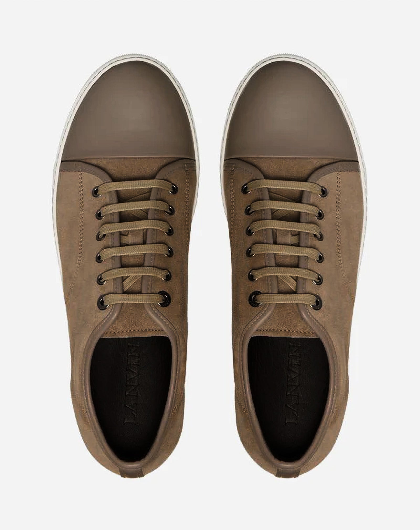 DBB1 SUEDE AND LEATHER SNEAKERS