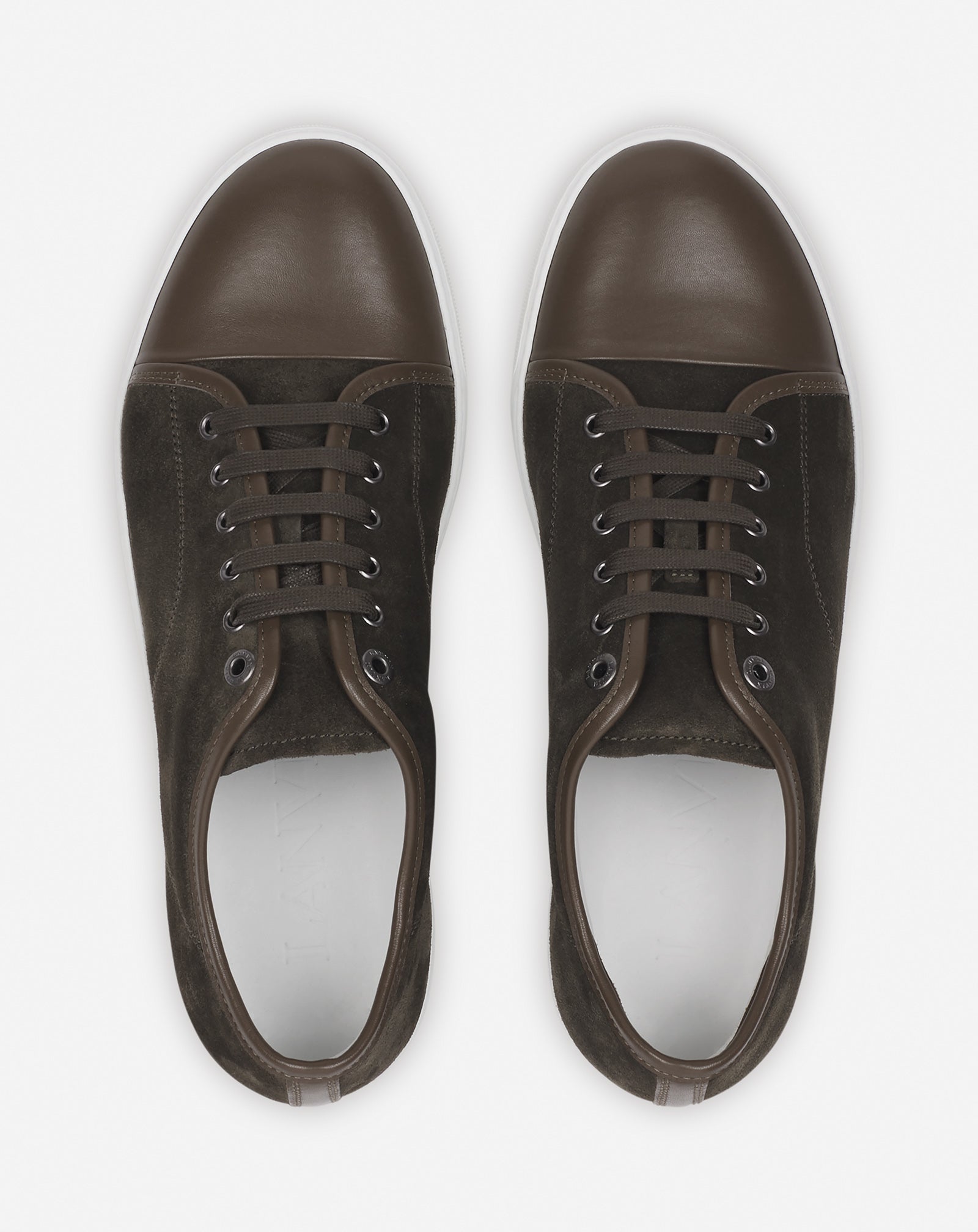 DBB1 LEATHER AND SUEDE SNEAKERS