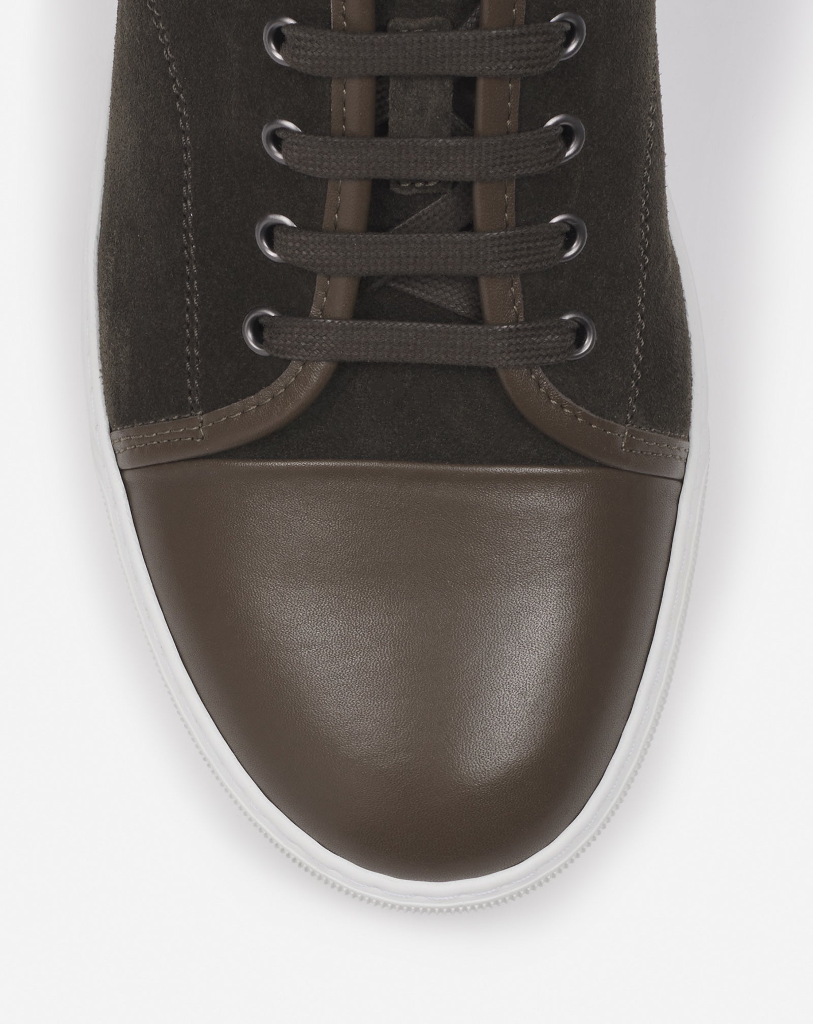 DBB1 LEATHER AND SUEDE SNEAKERS