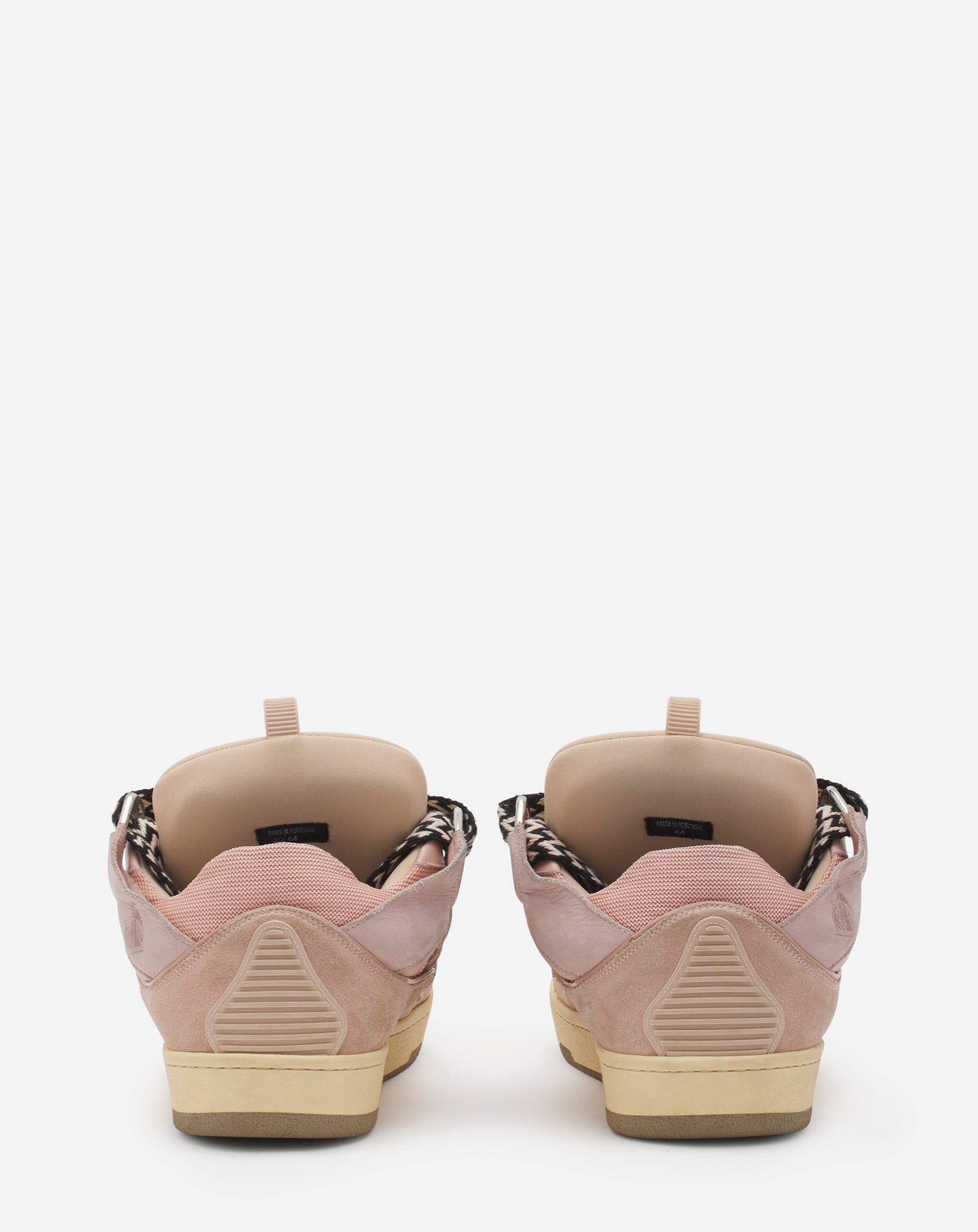 LEATHER CURB SNEAKERS