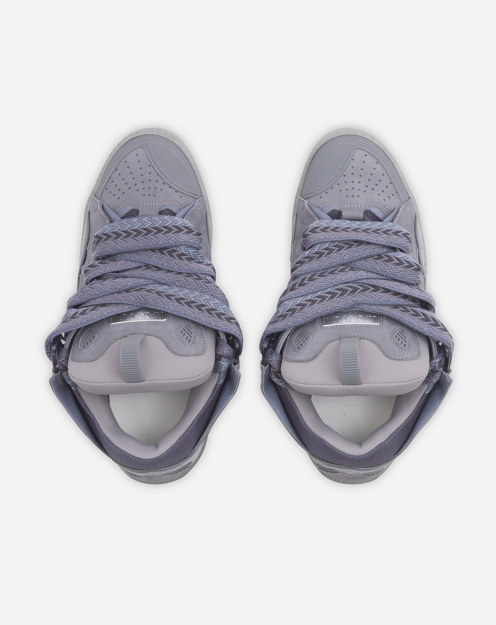 LEATHER CURB SNEAKERS