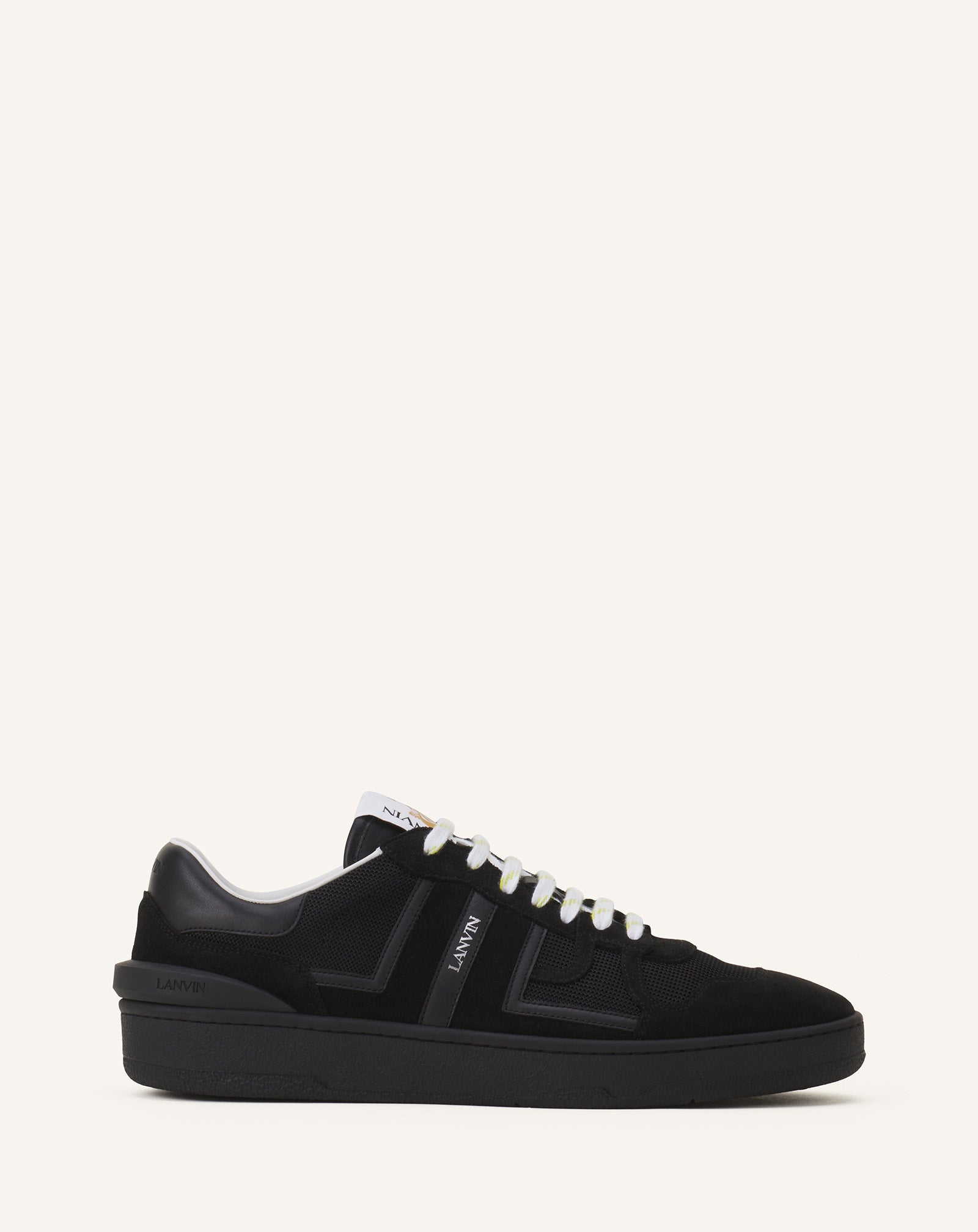 Black Clay Mesh Sneakers | Lanvin