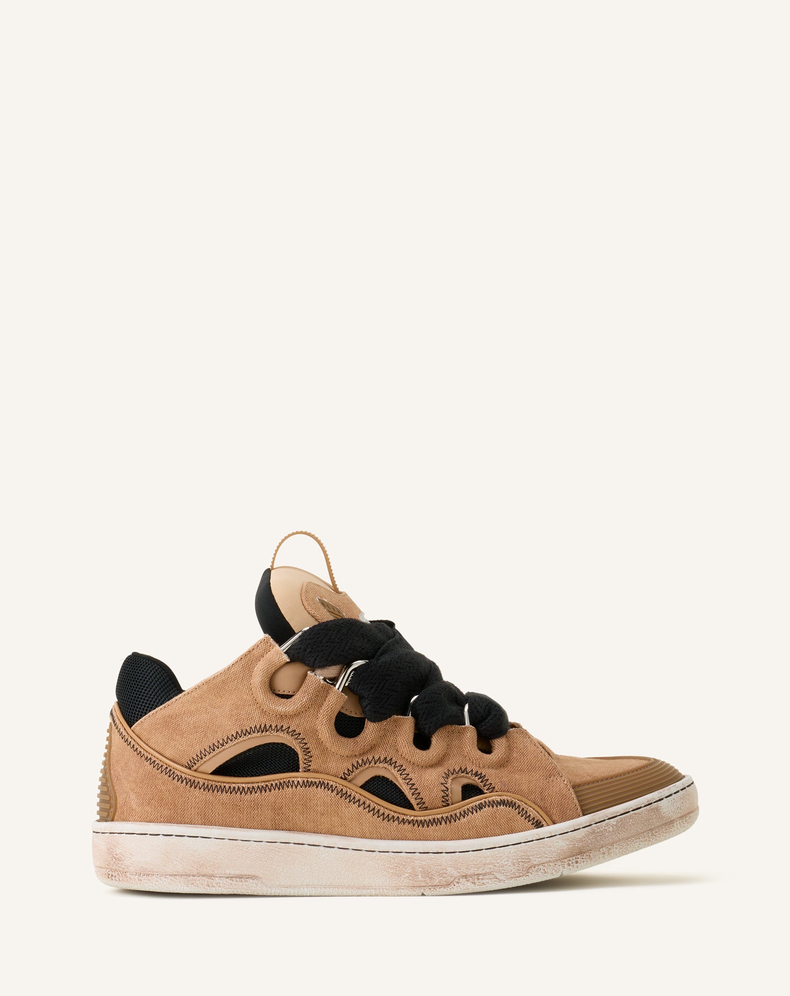 Curb Sneakers En Canvas Brown | Lanvin
