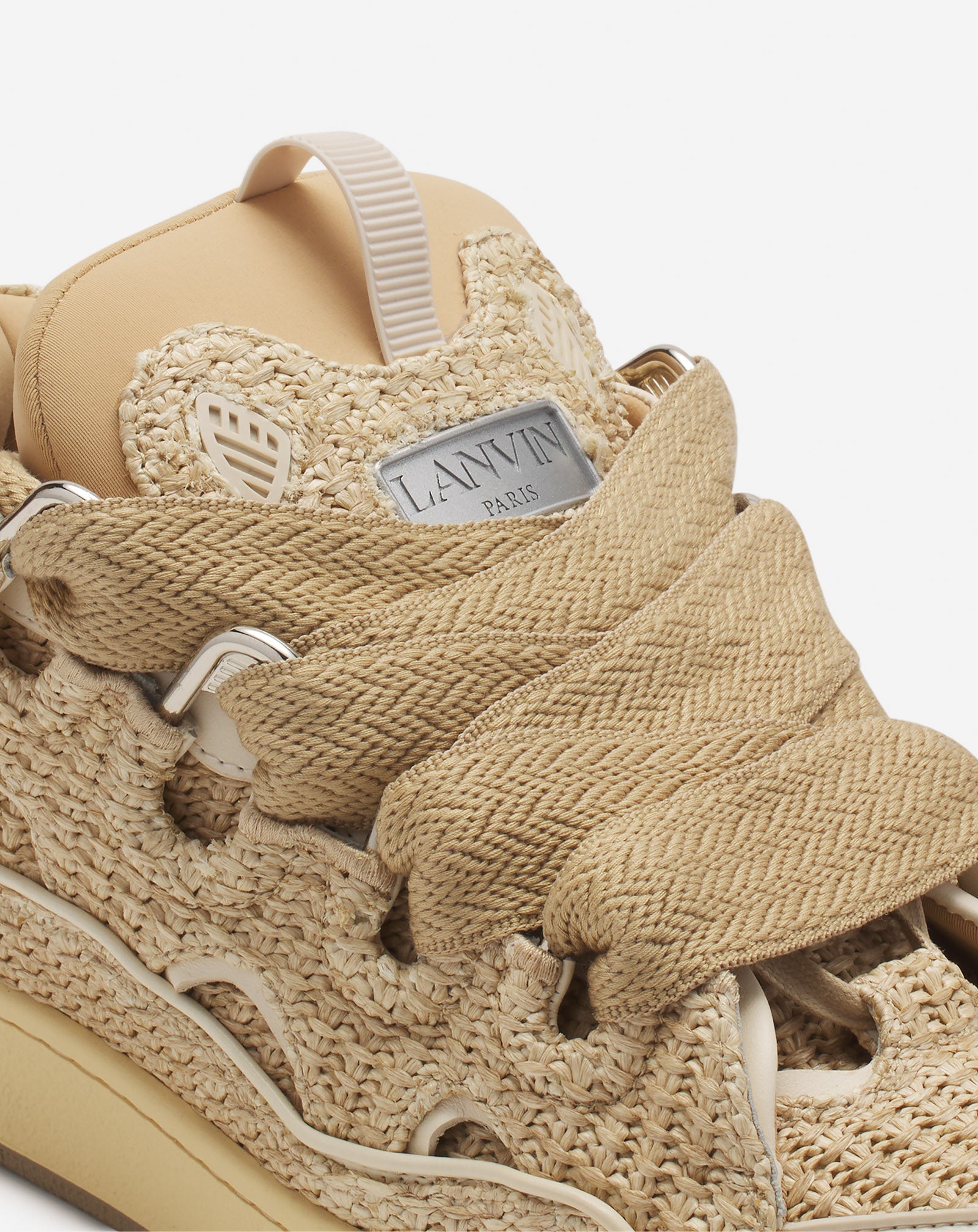 CURB RAFFIA SNEAKERS