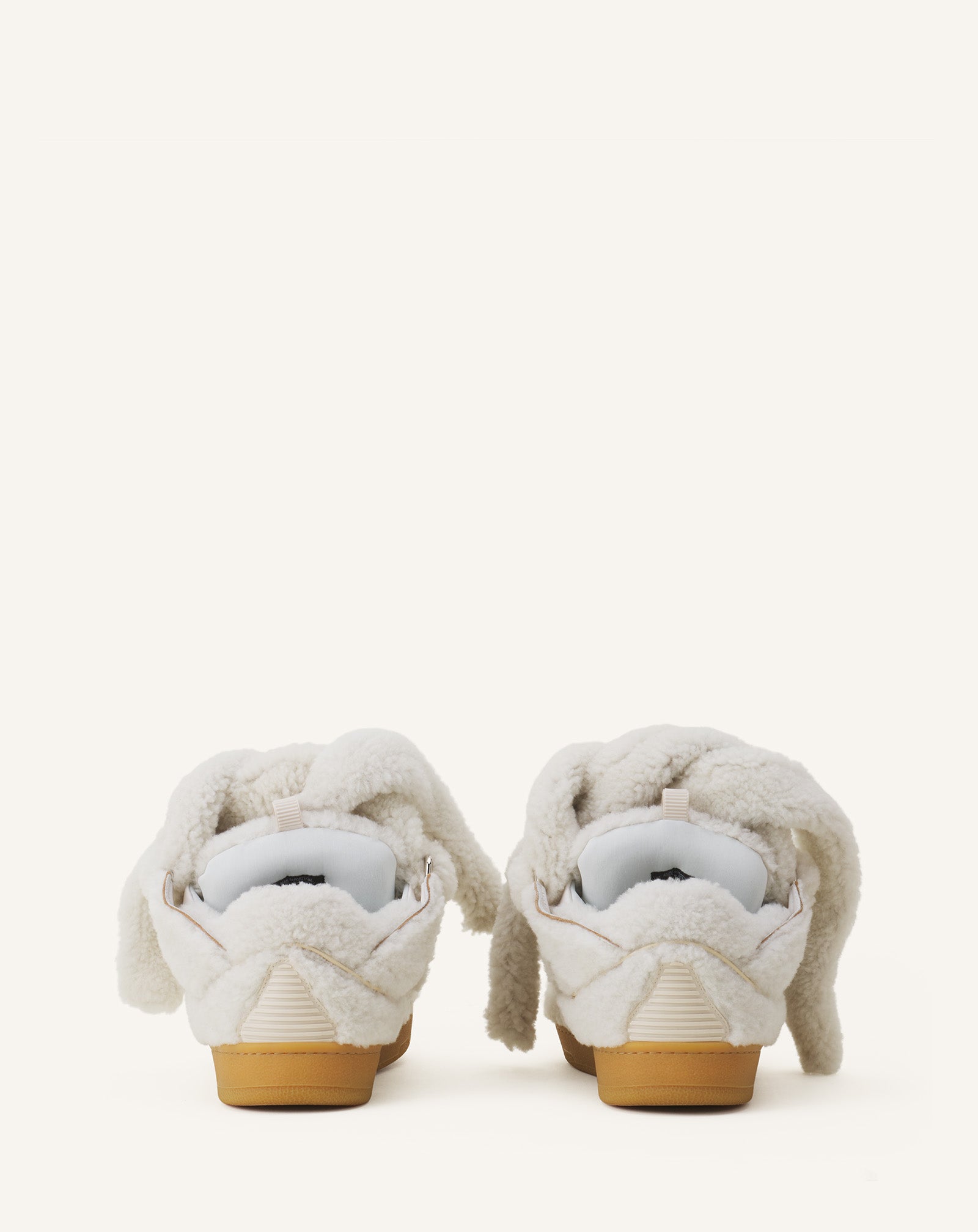 CURB SNEAKERS IN SHEARLING