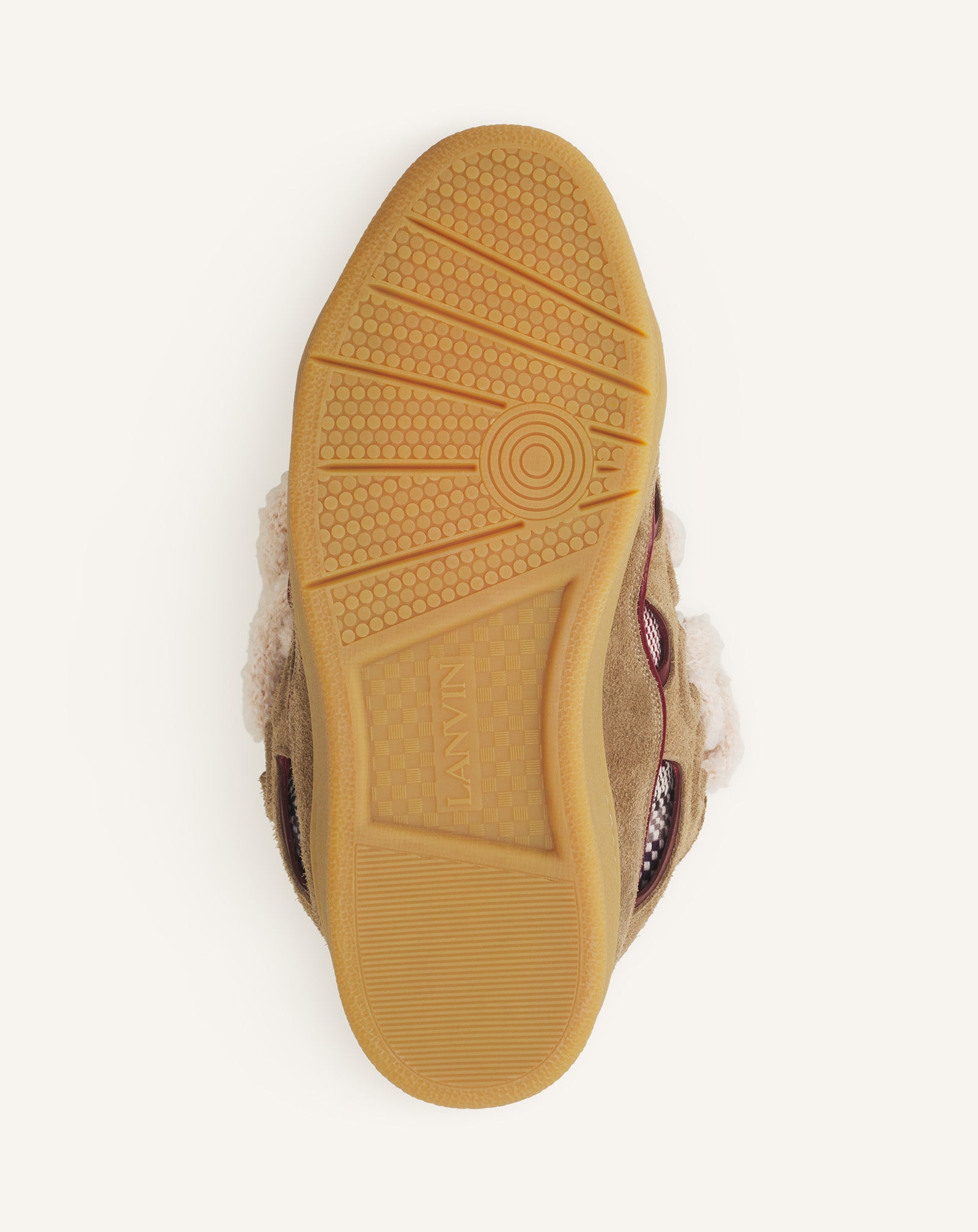 CURB SUEDE SNEAKERS WITH MESH LACES