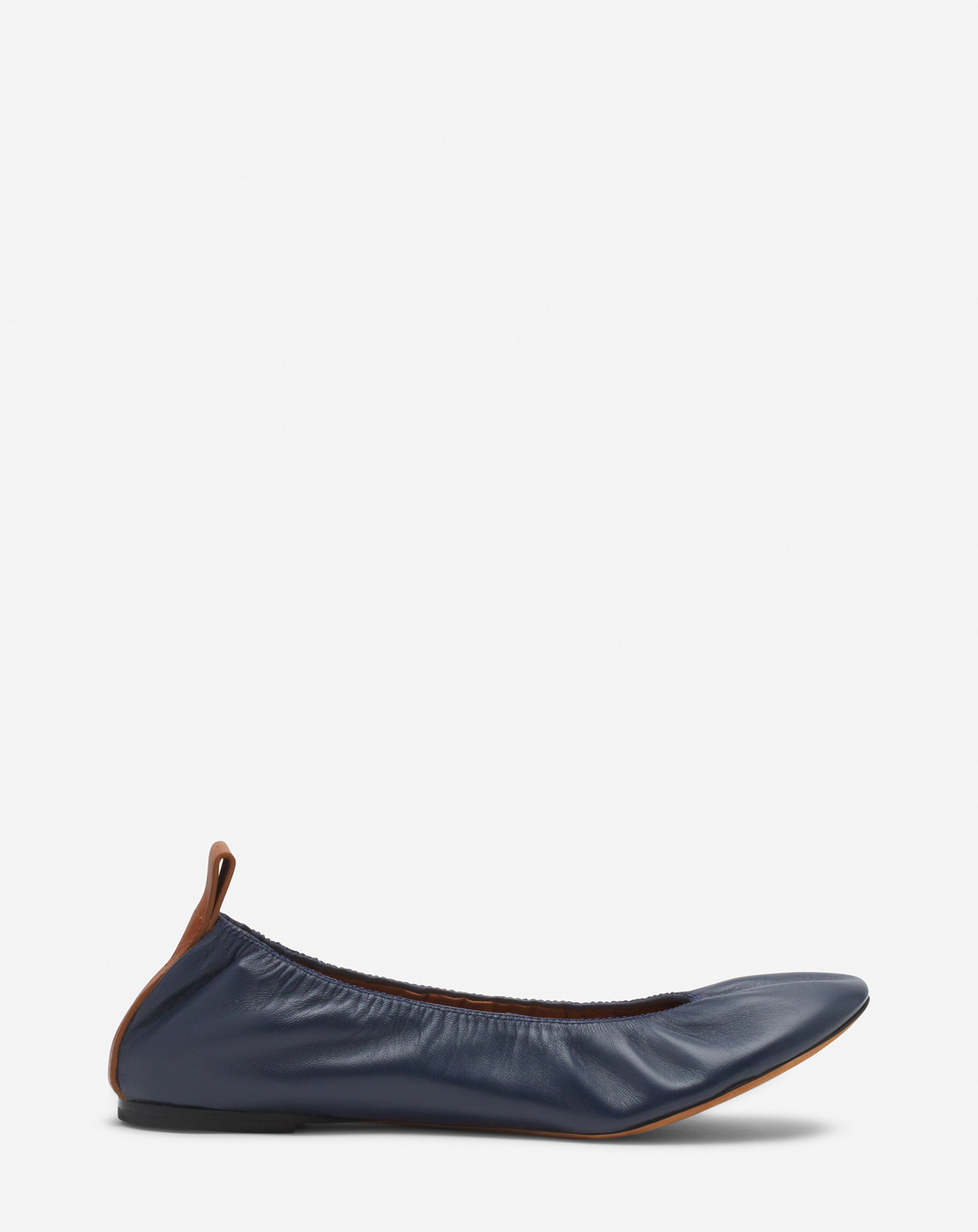 THE LEATHER BALLERINA FLAT