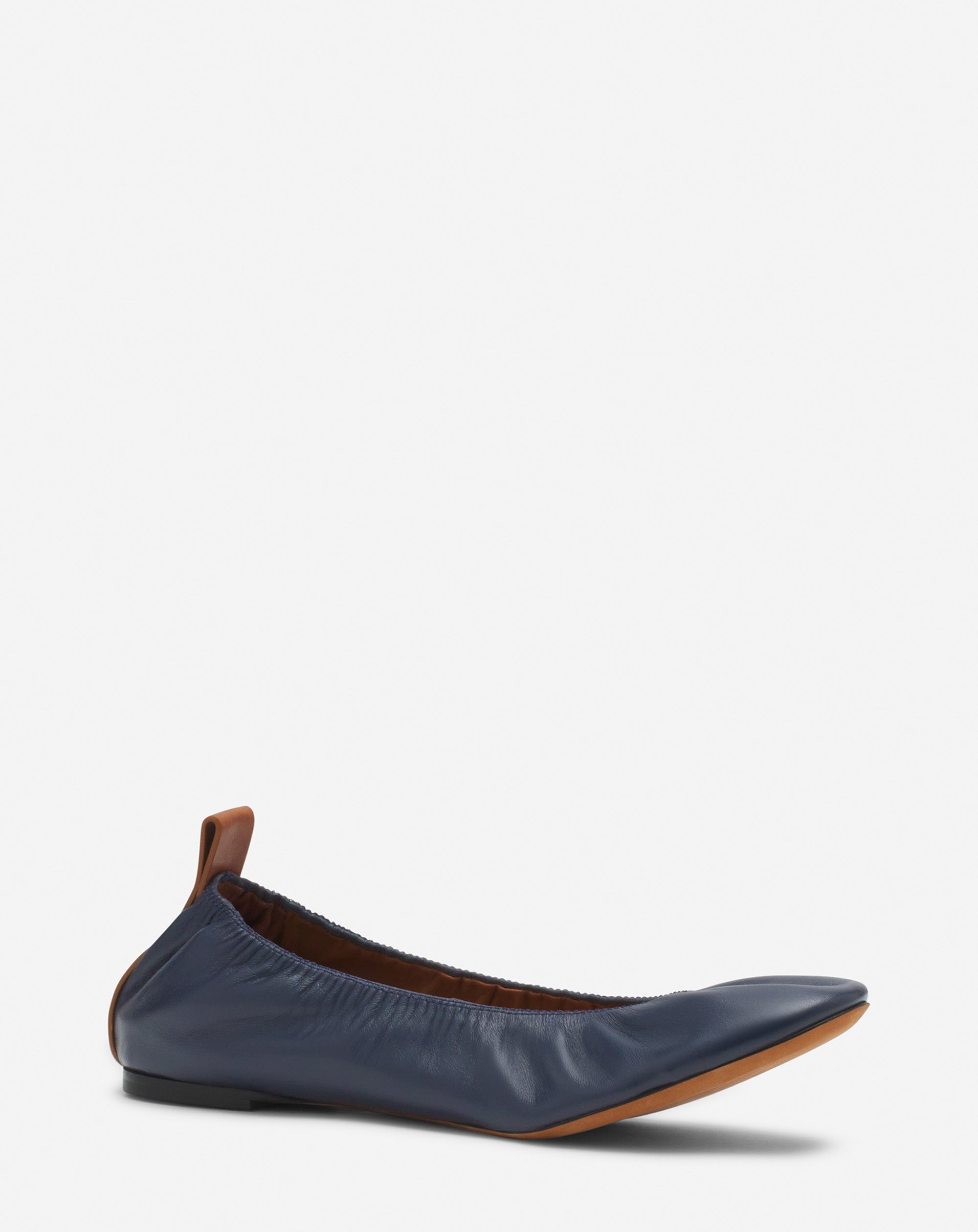 THE LEATHER BALLERINA FLAT