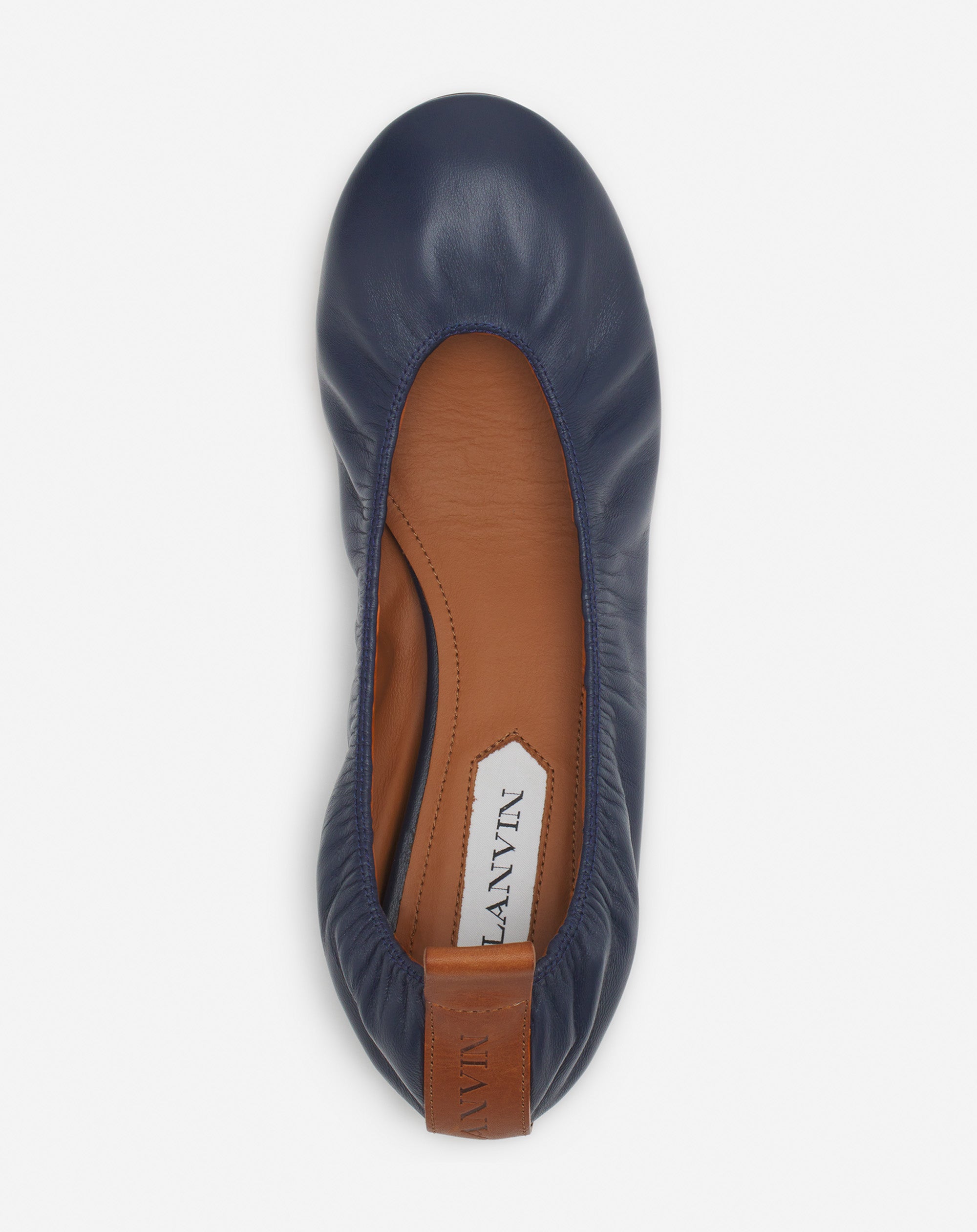 THE LEATHER BALLERINA FLAT