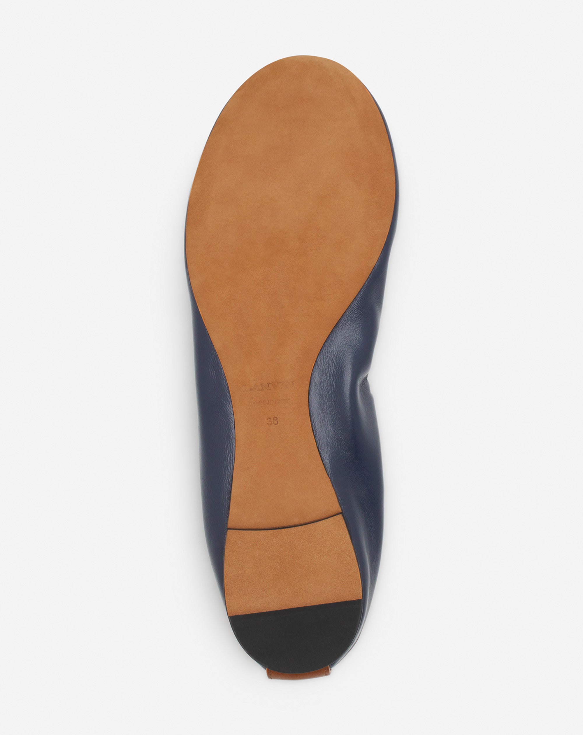 THE LEATHER BALLERINA FLAT