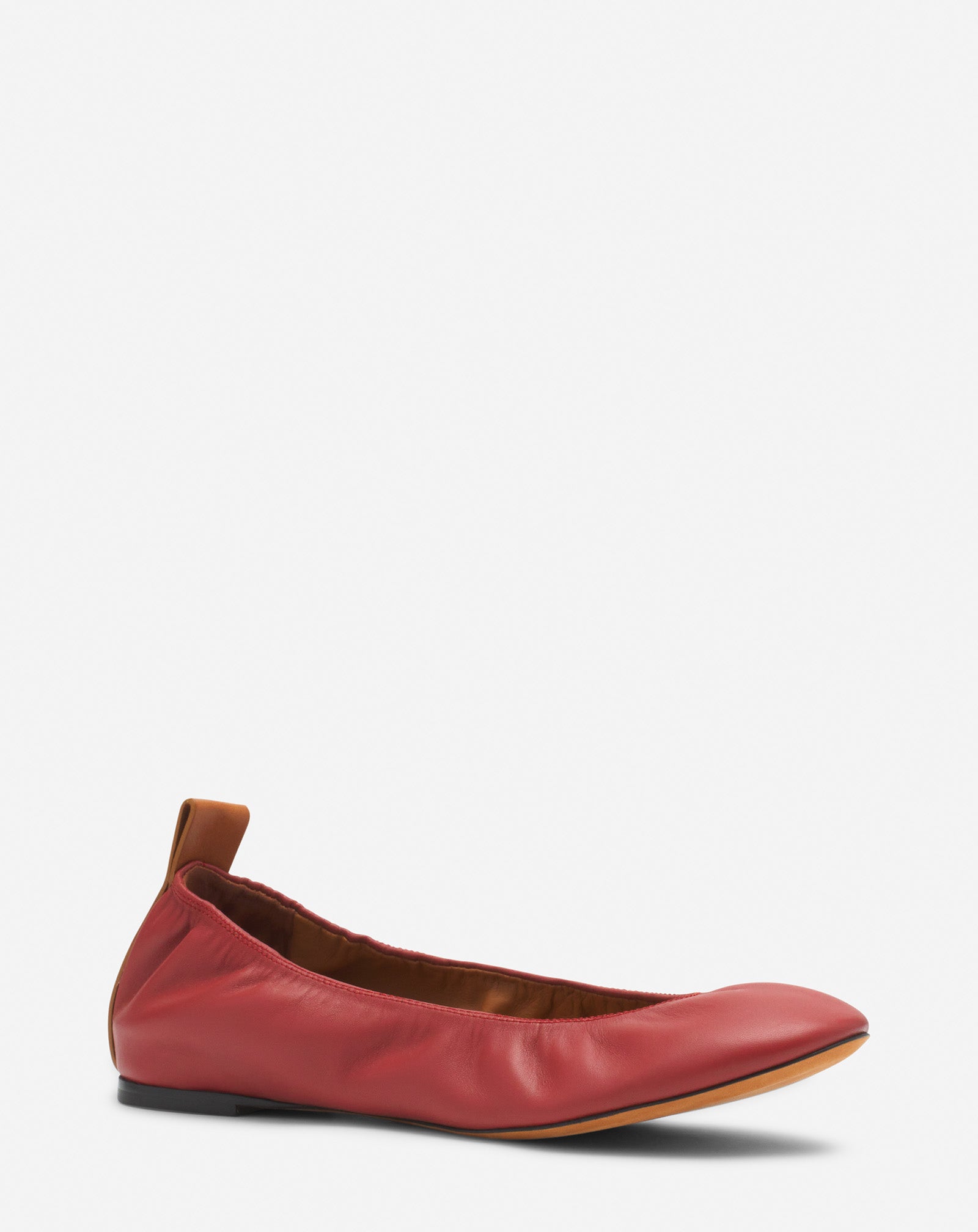 THE LEATHER BALLERINA FLAT