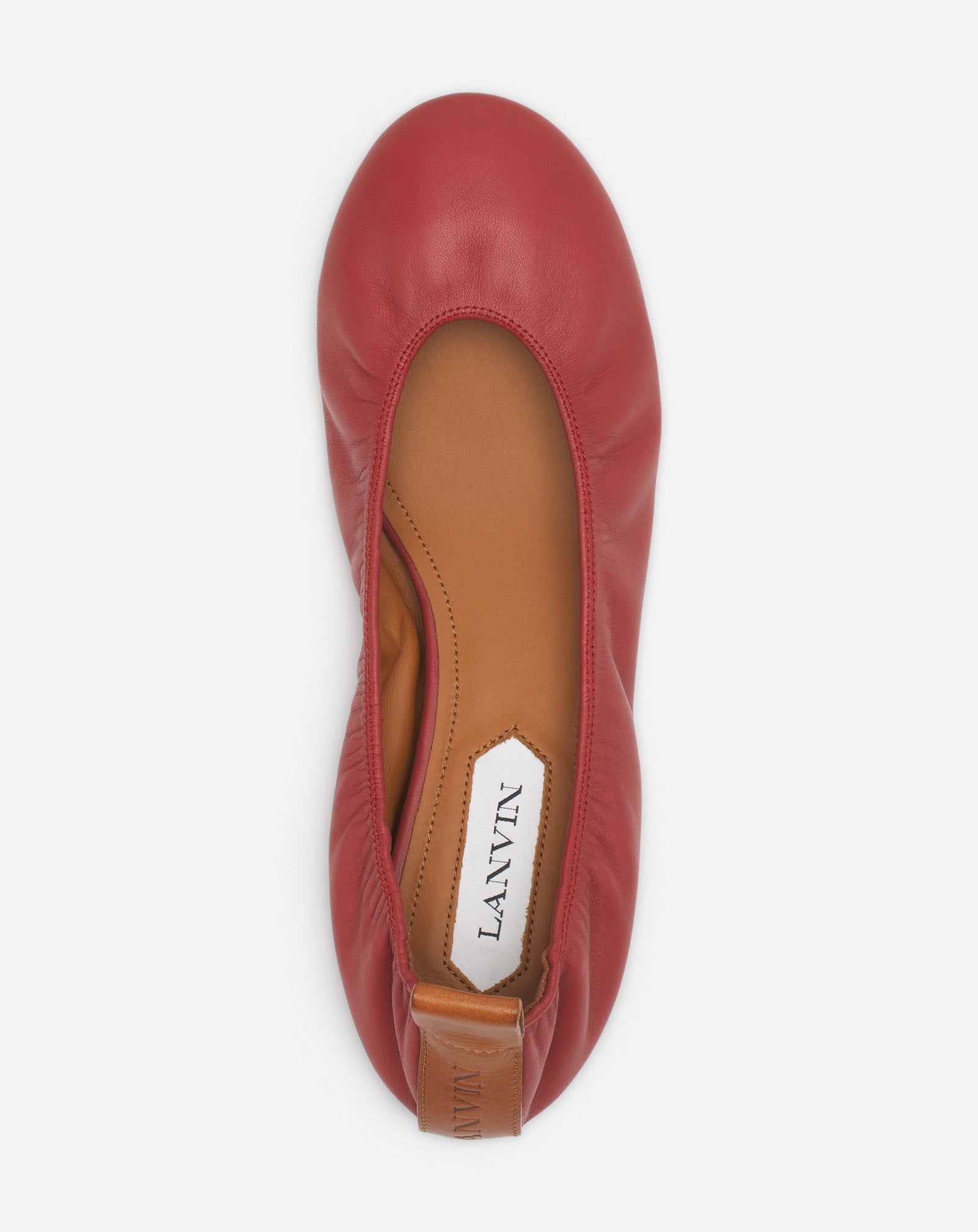 THE LEATHER BALLERINA FLAT