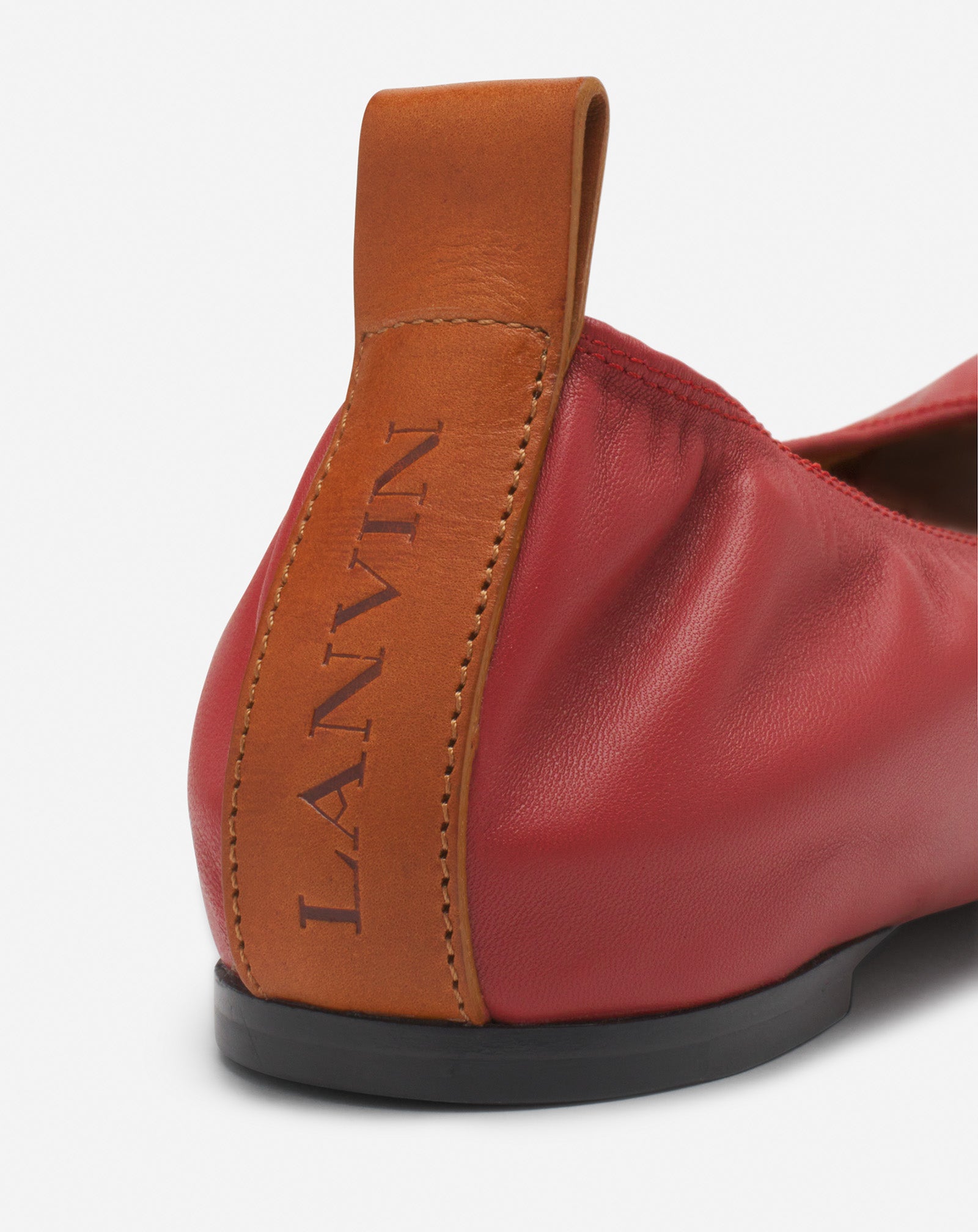 THE LEATHER BALLERINA FLAT