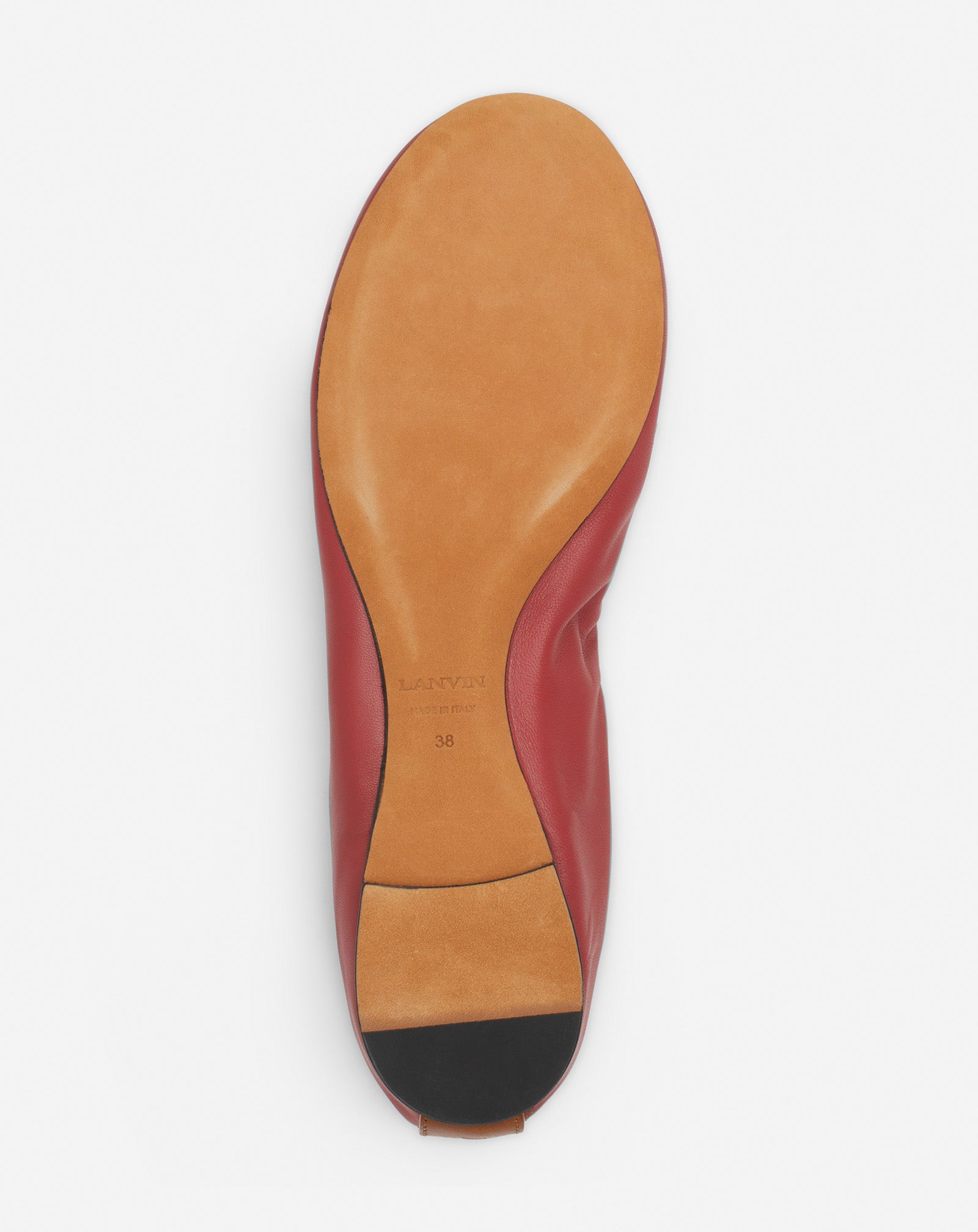 THE LEATHER BALLERINA FLAT