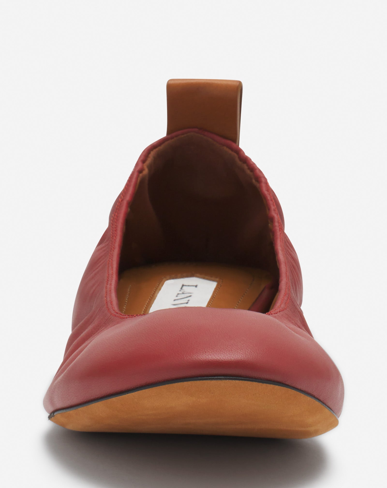 THE LEATHER BALLERINA FLAT