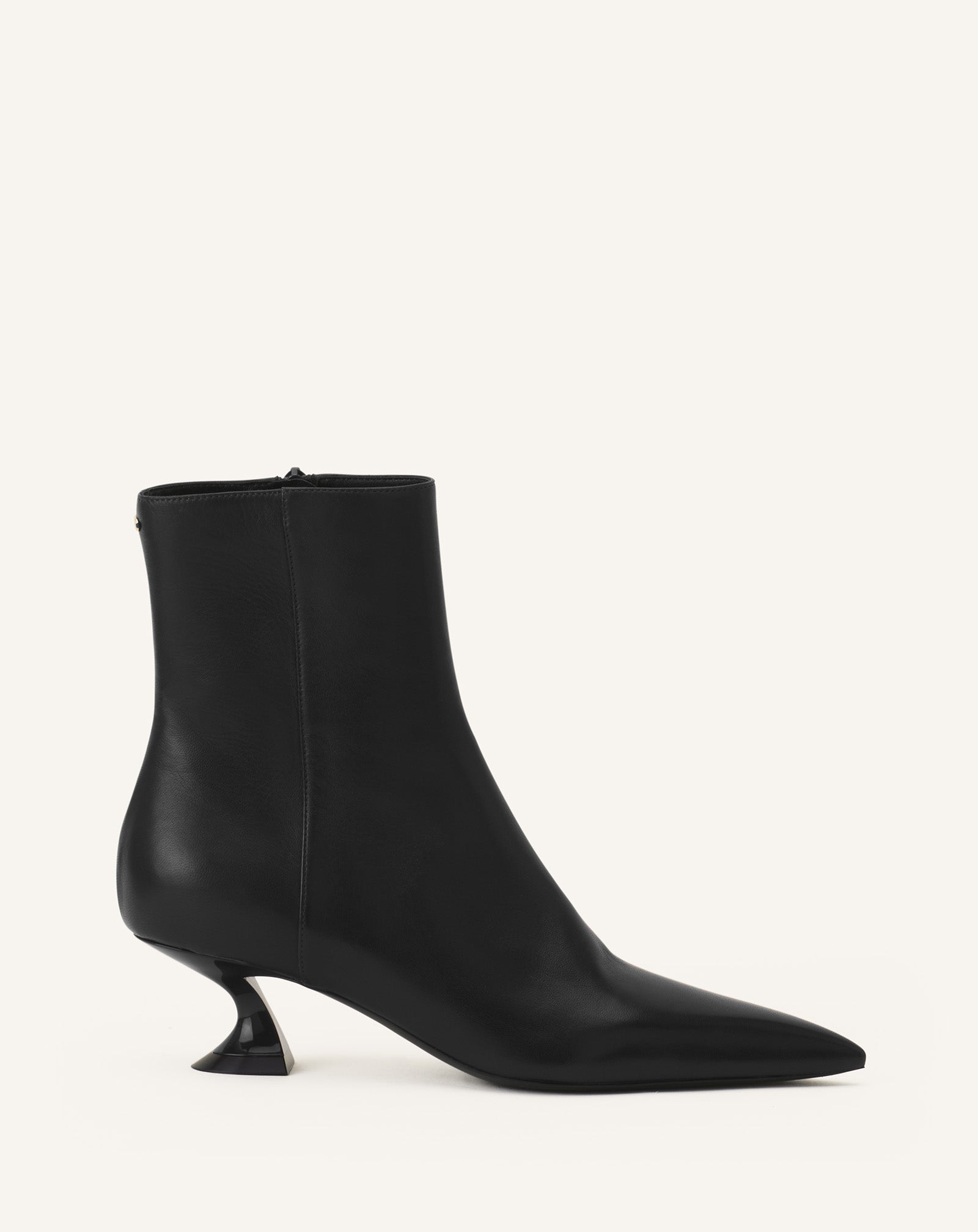 MIDNIGHT STEP LEATHER ANKLE BOOT