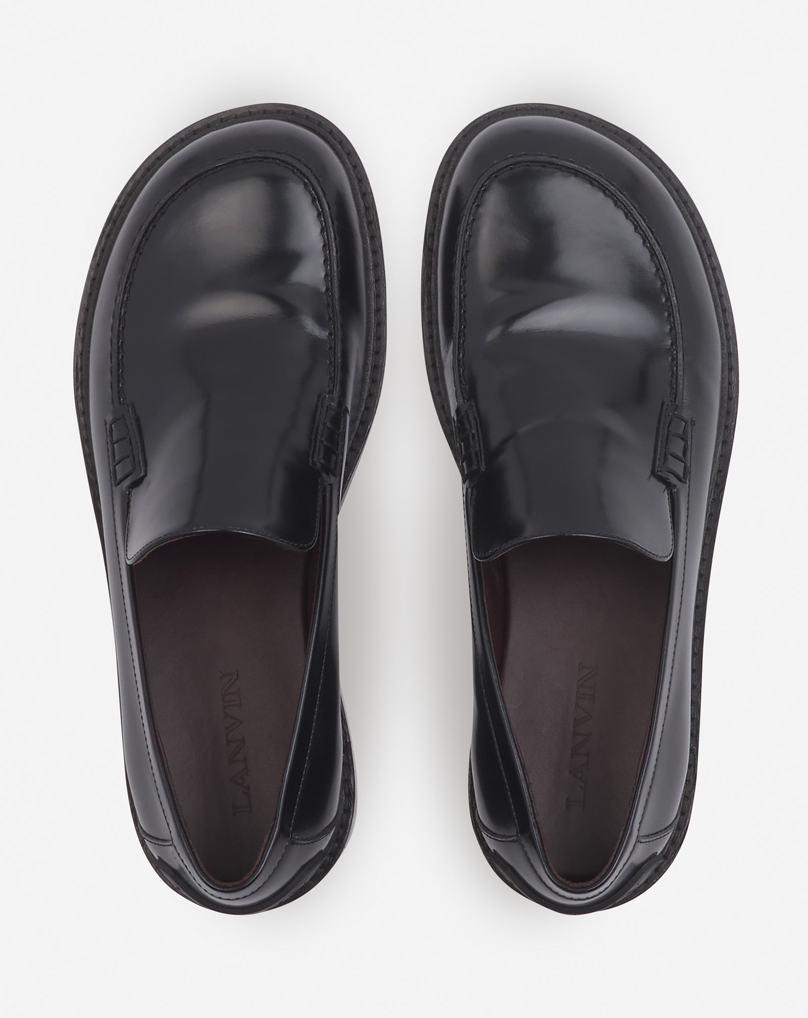 SPINTO LOAFERS IN GLOSSY LEATHER