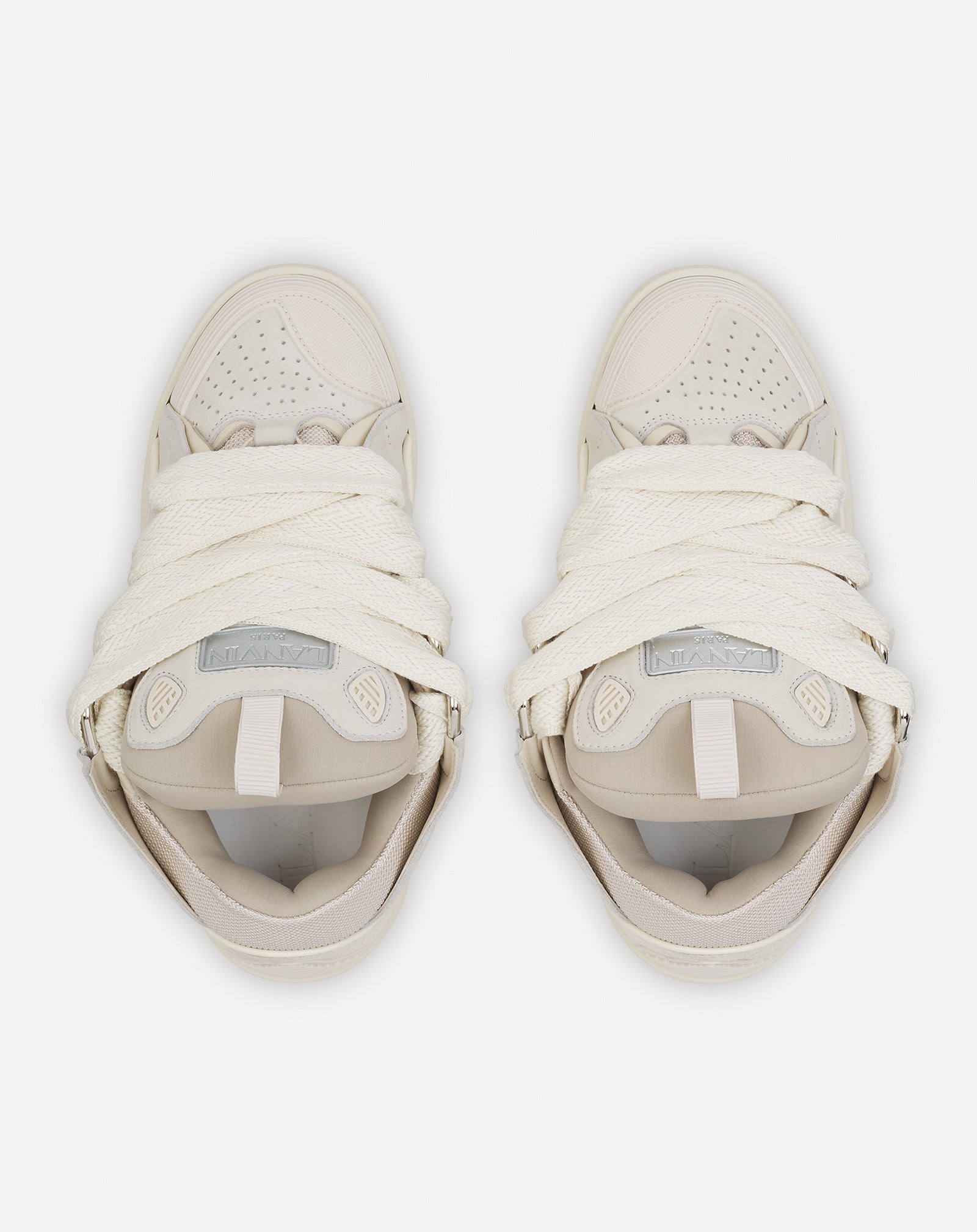 LEATHER CURB SNEAKERS