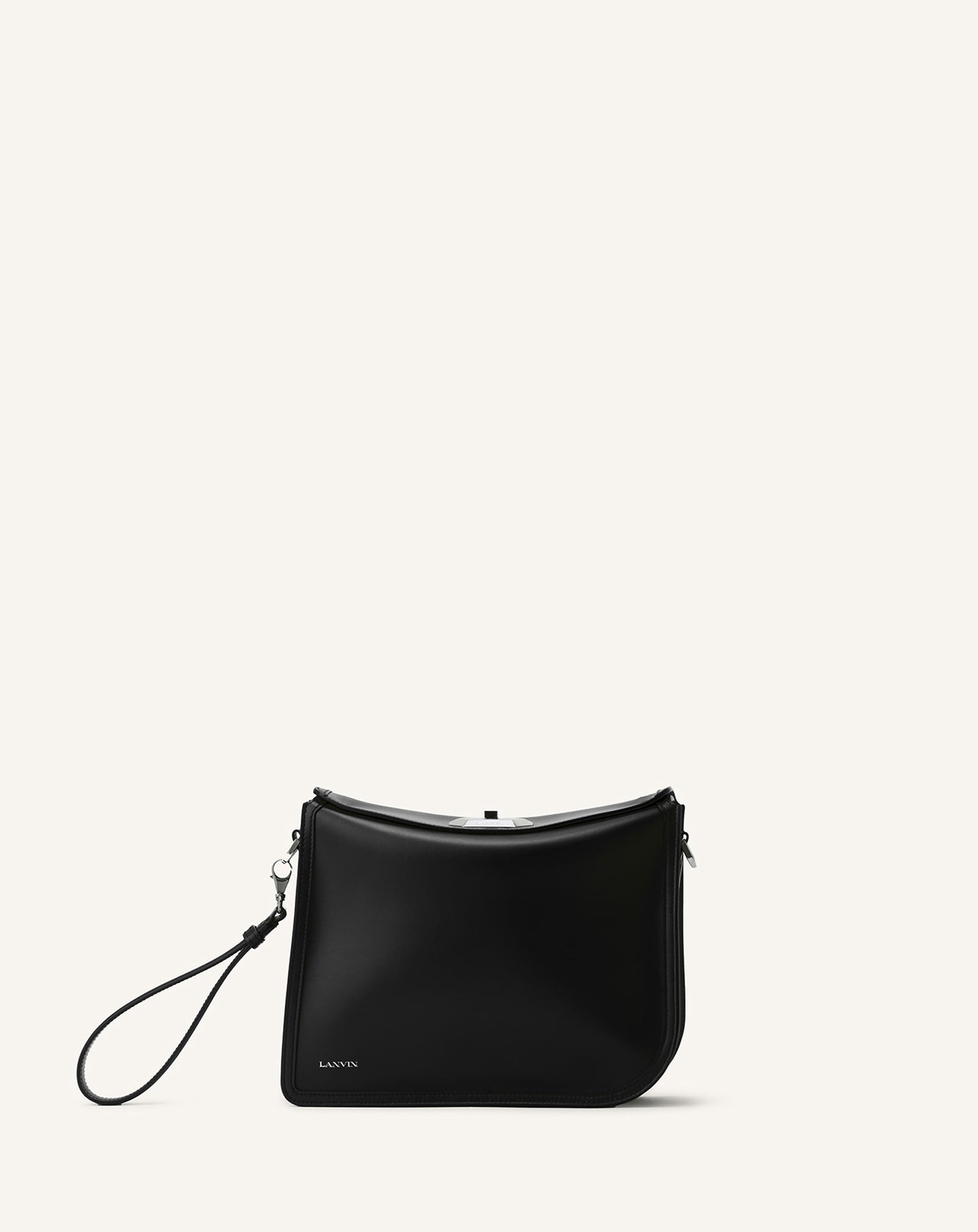 LANVIN ୨୧ 2wayマルチポーチ Brown Compagnon Asymmetrical Bag In Suede | Lanvin
