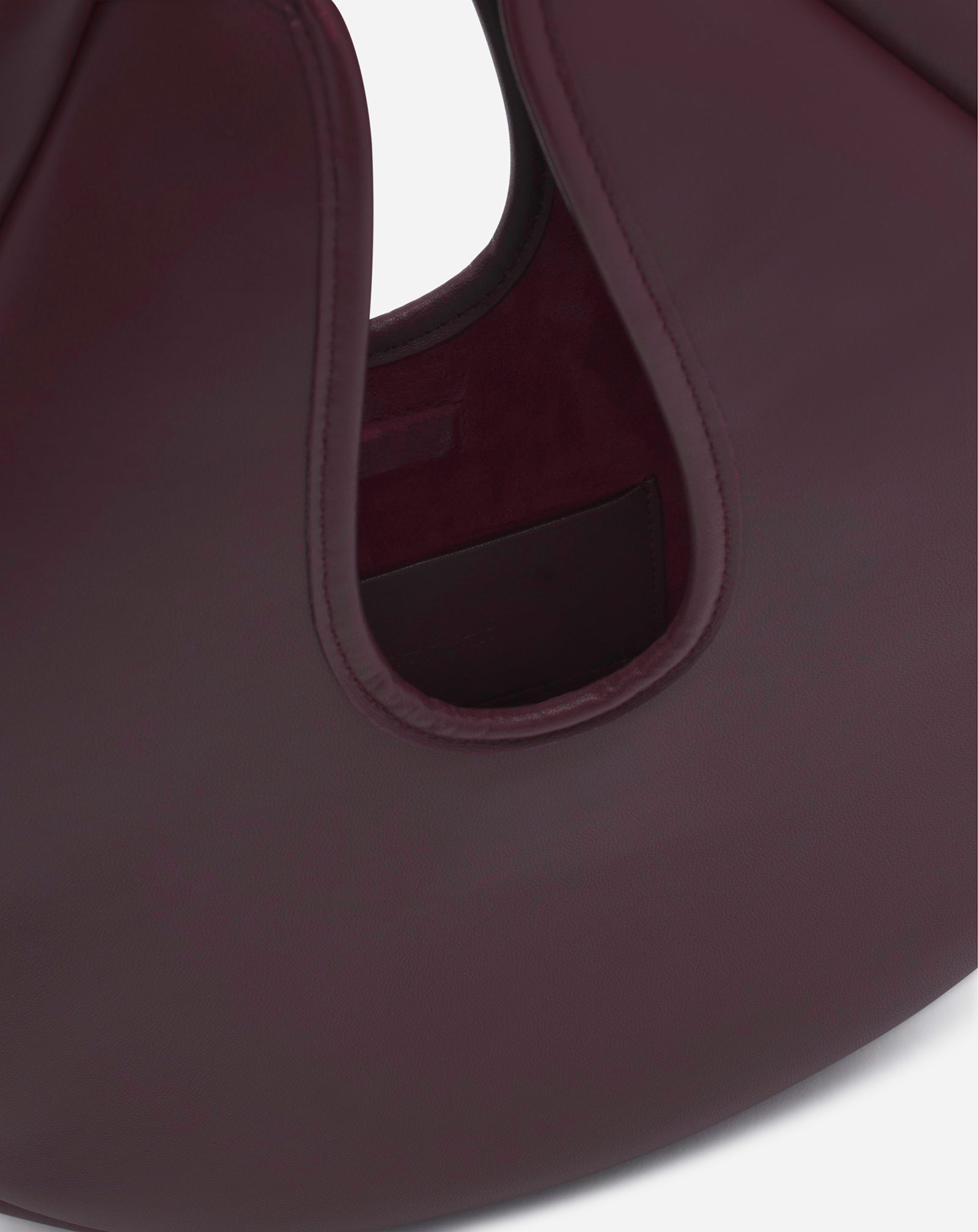 HOBO CYMBAL LEATHER BAG