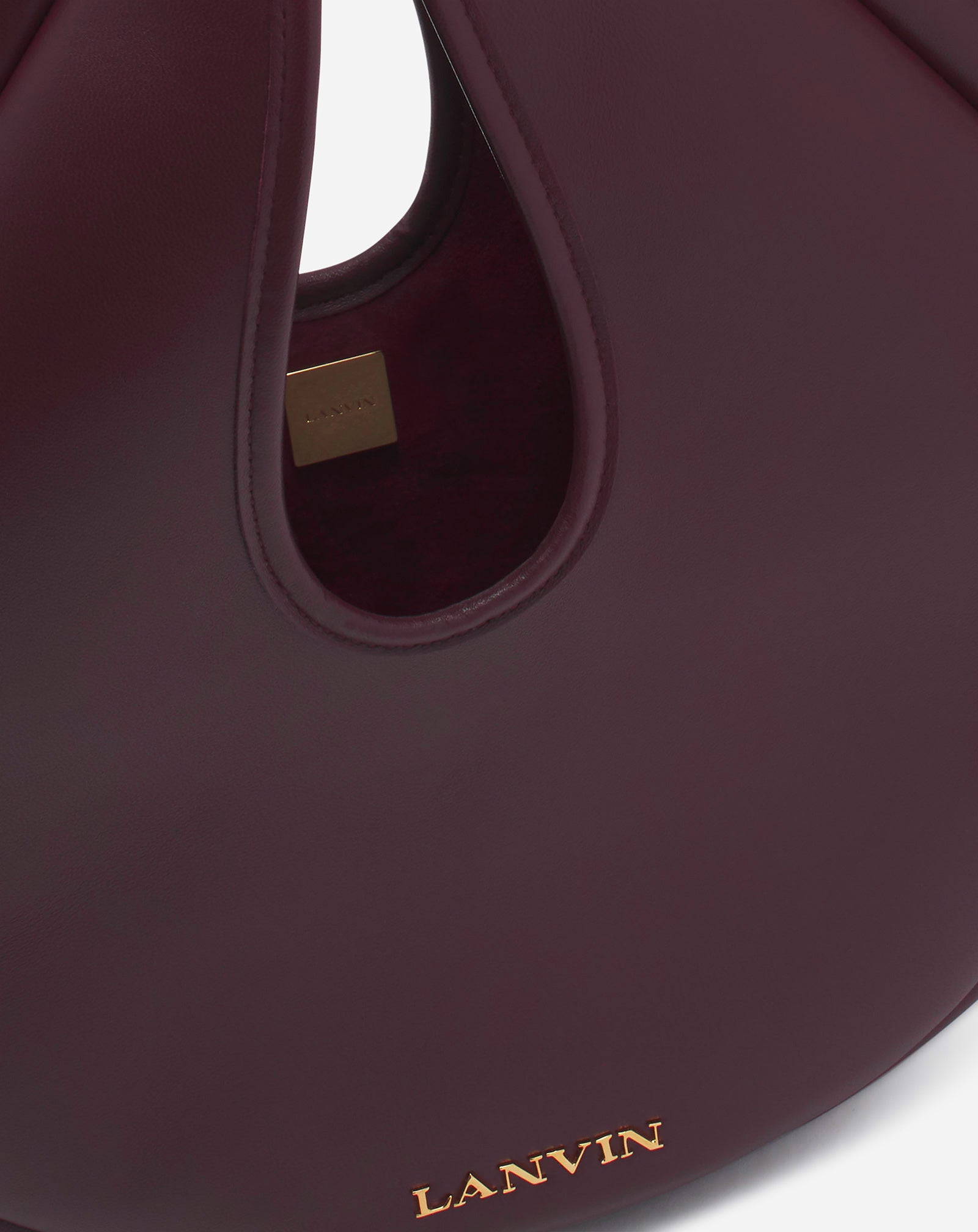 HOBO CYMBAL LEATHER BAG
