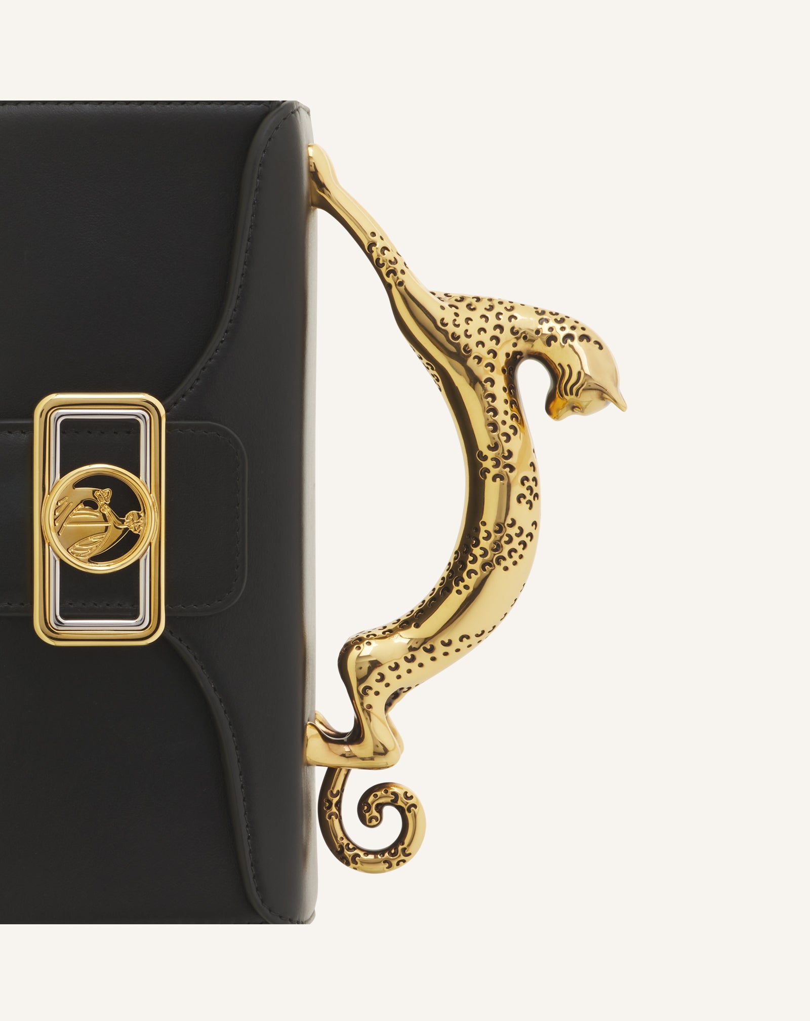 NANO PENCIL CAT LEATHER BAG