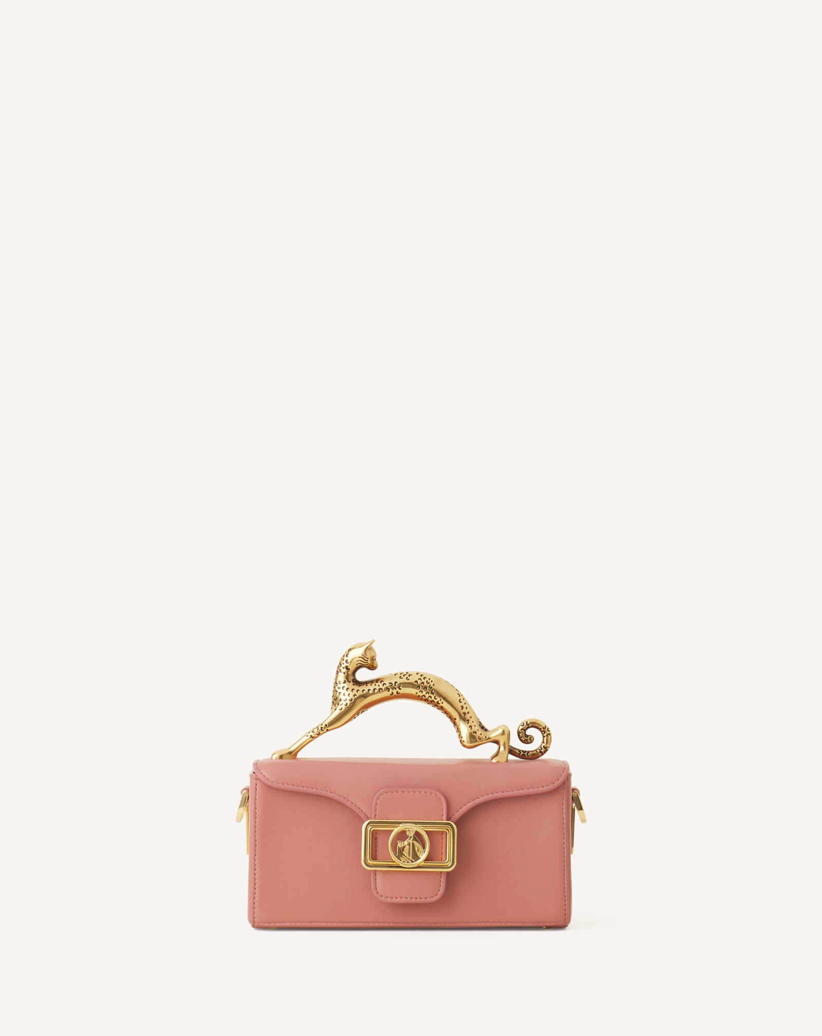 PENCIL CAT NANO BAG IN LEATHER