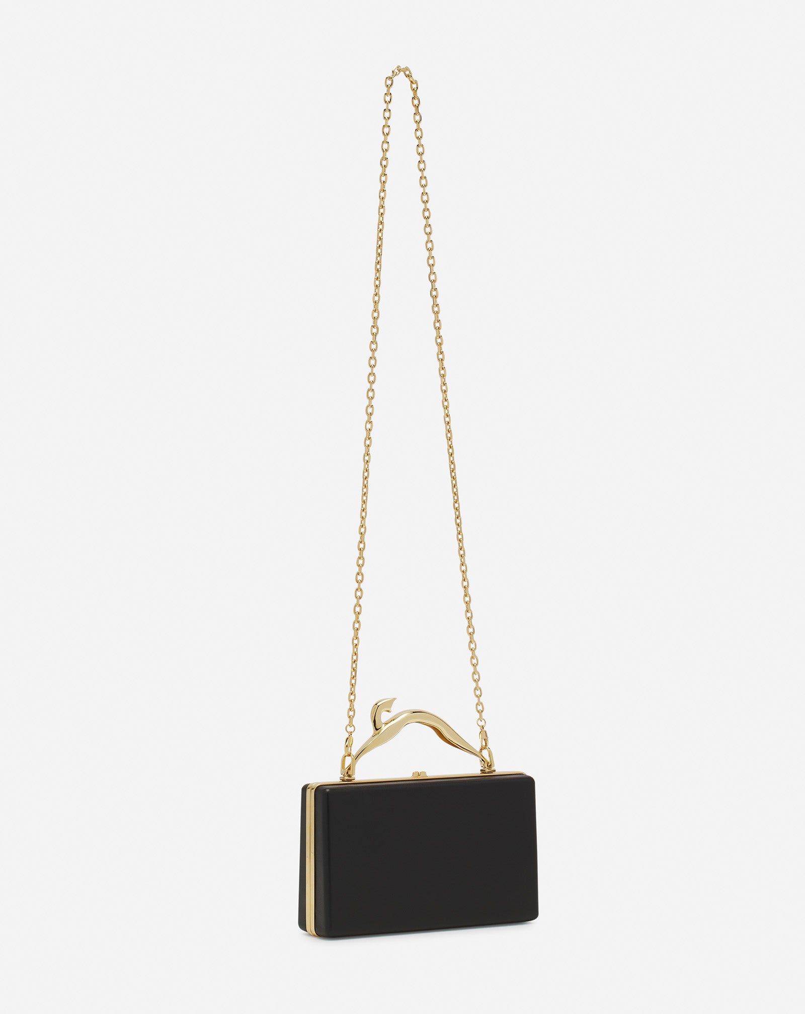 FUSION CAT LEATHER CLUTCH BAG