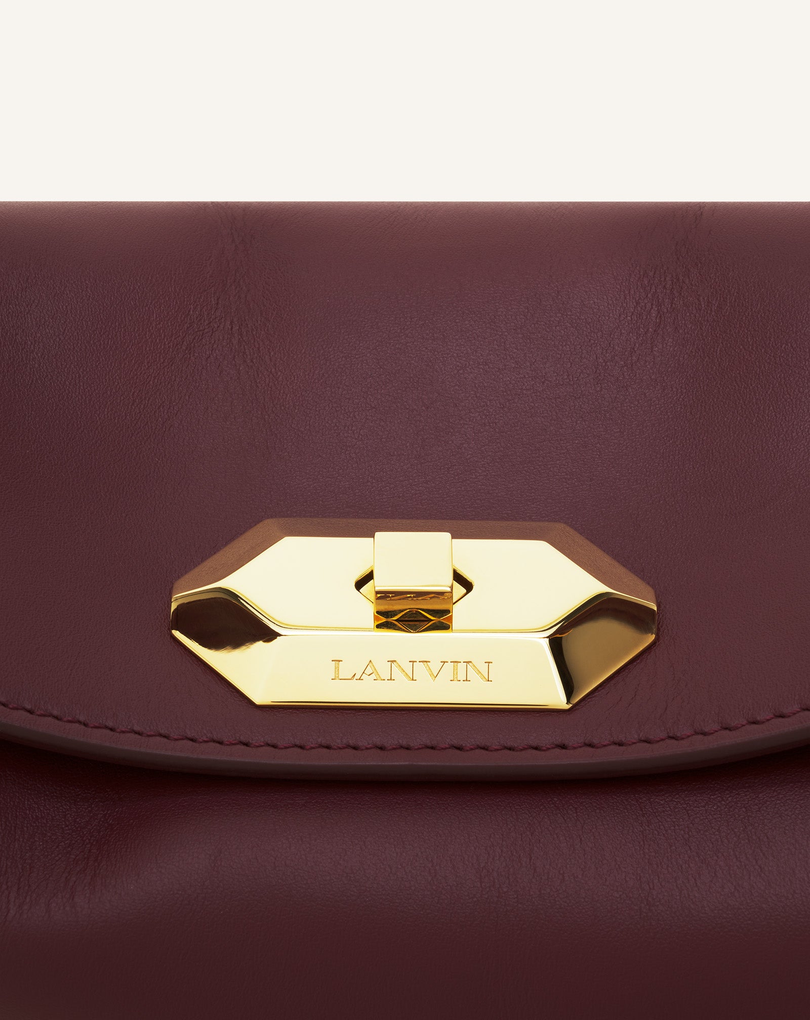 ASYMMETRICAL LEATHER COMPAGNON BAG
