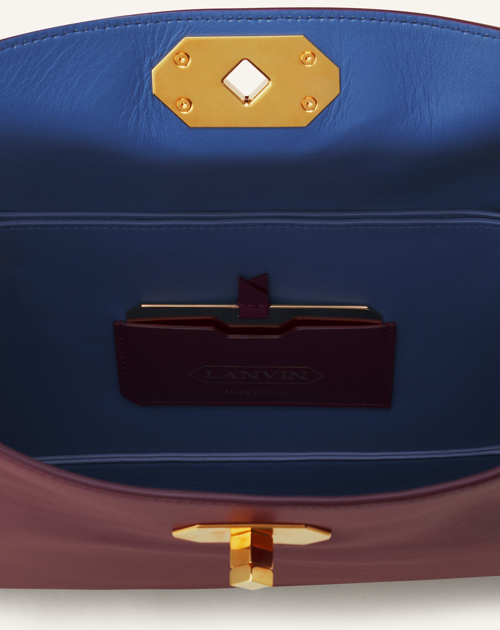 ASYMMETRICAL LEATHER COMPAGNON BAG