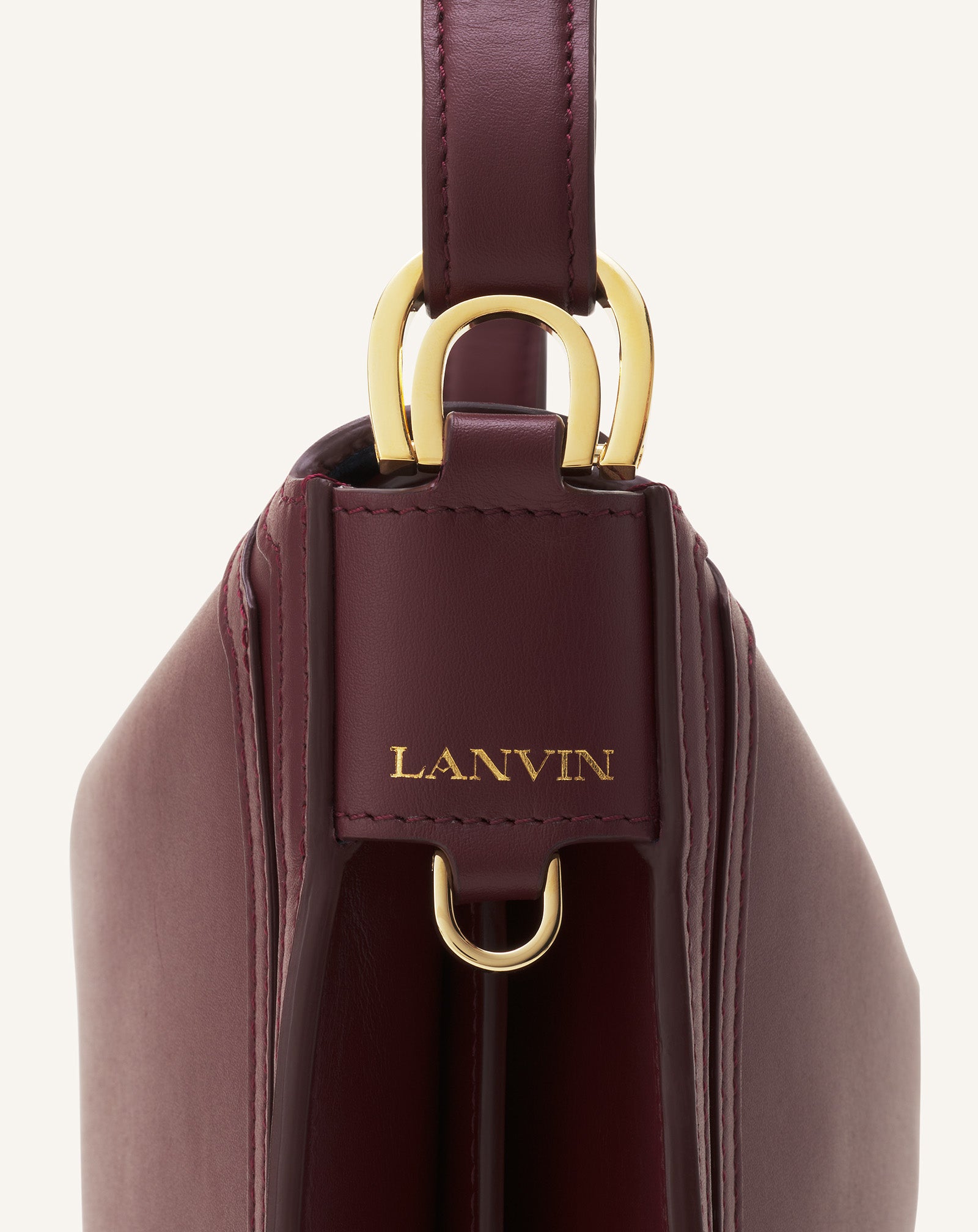 ASYMMETRICAL LEATHER COMPAGNON BAG