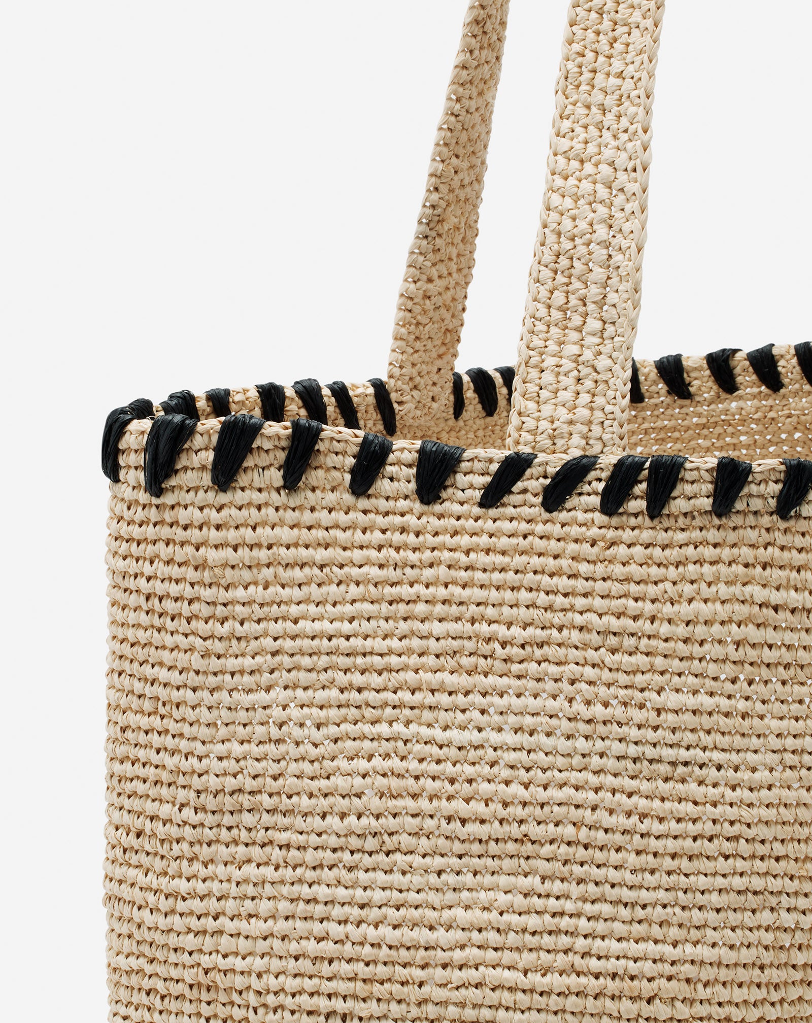 LANVIN RAFFIA TOTE BAG