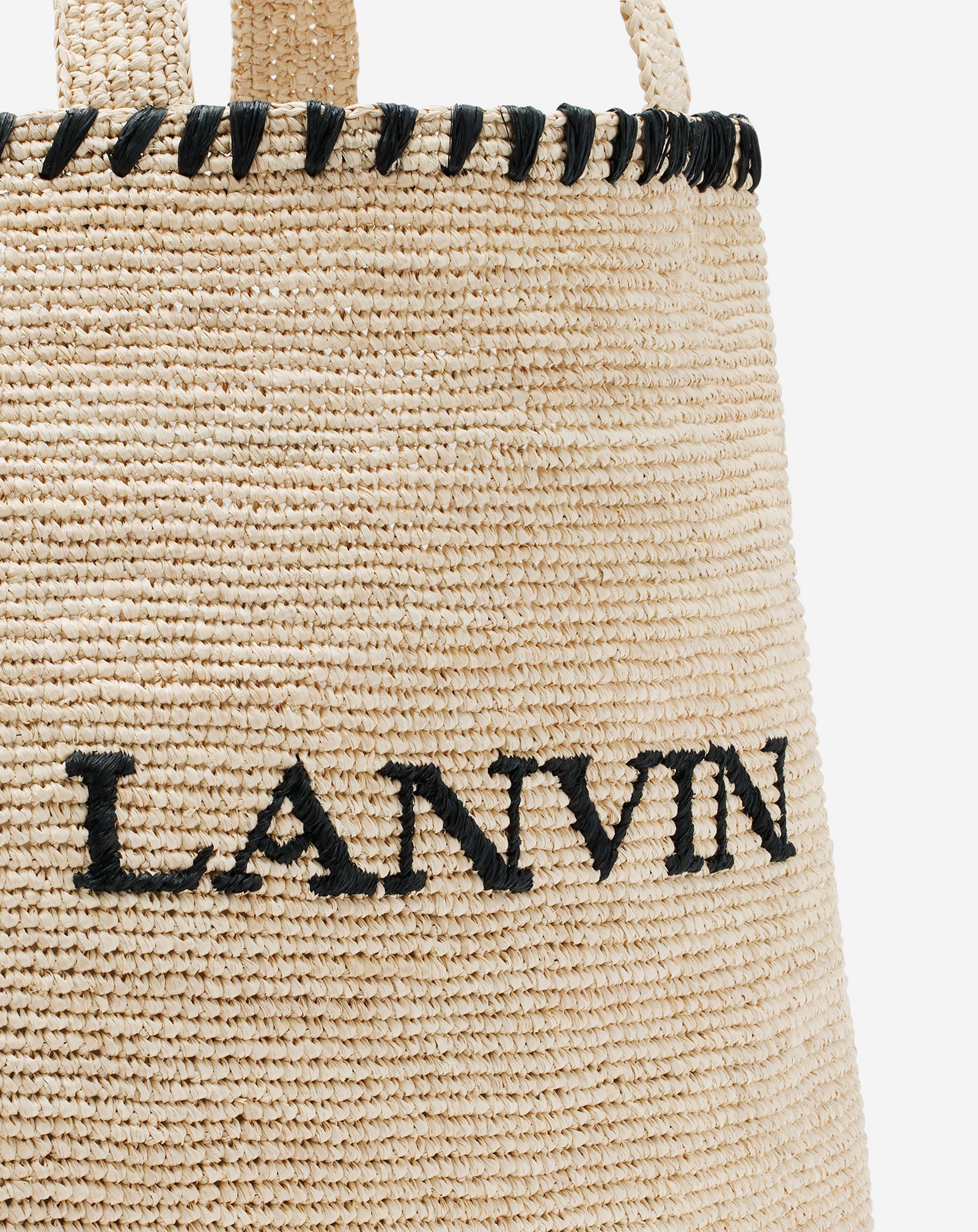 LANVIN RAFFIA TOTE BAG