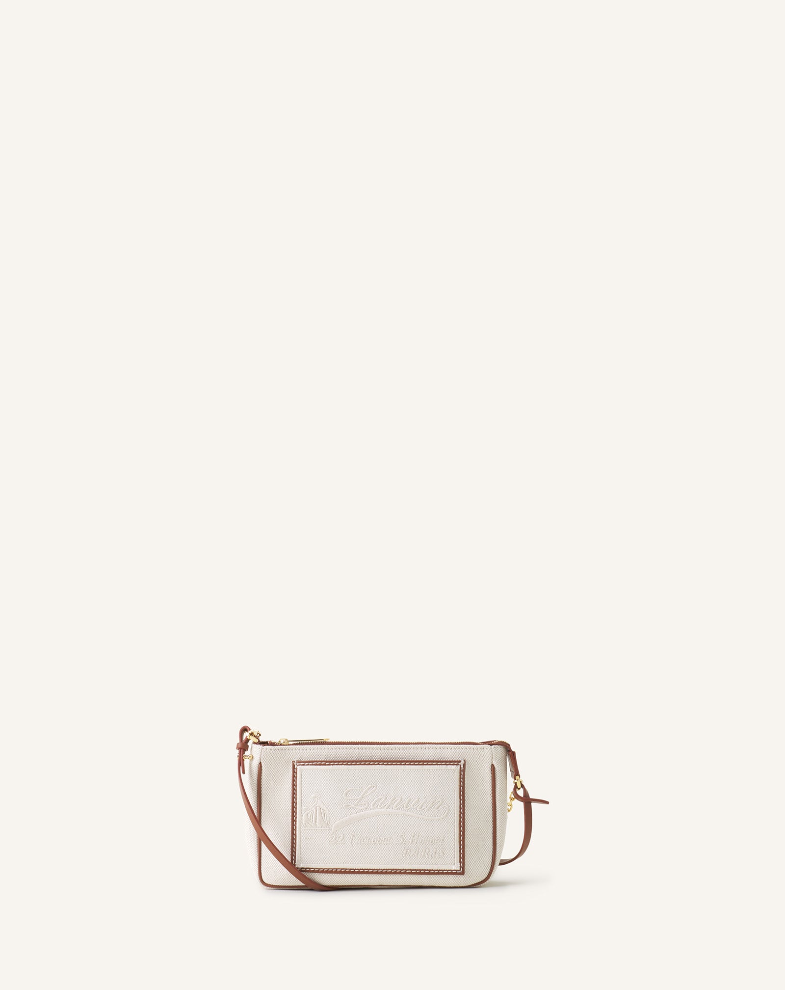 COMPAGNON SMALL ZIPPED SHOLDER BAG IN CANVAS