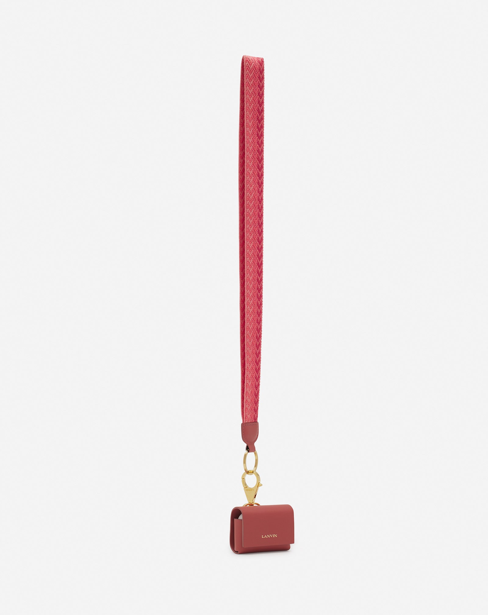 LANVIN SIGNATURE LEATHER CASE FOR AIRPODS PRO