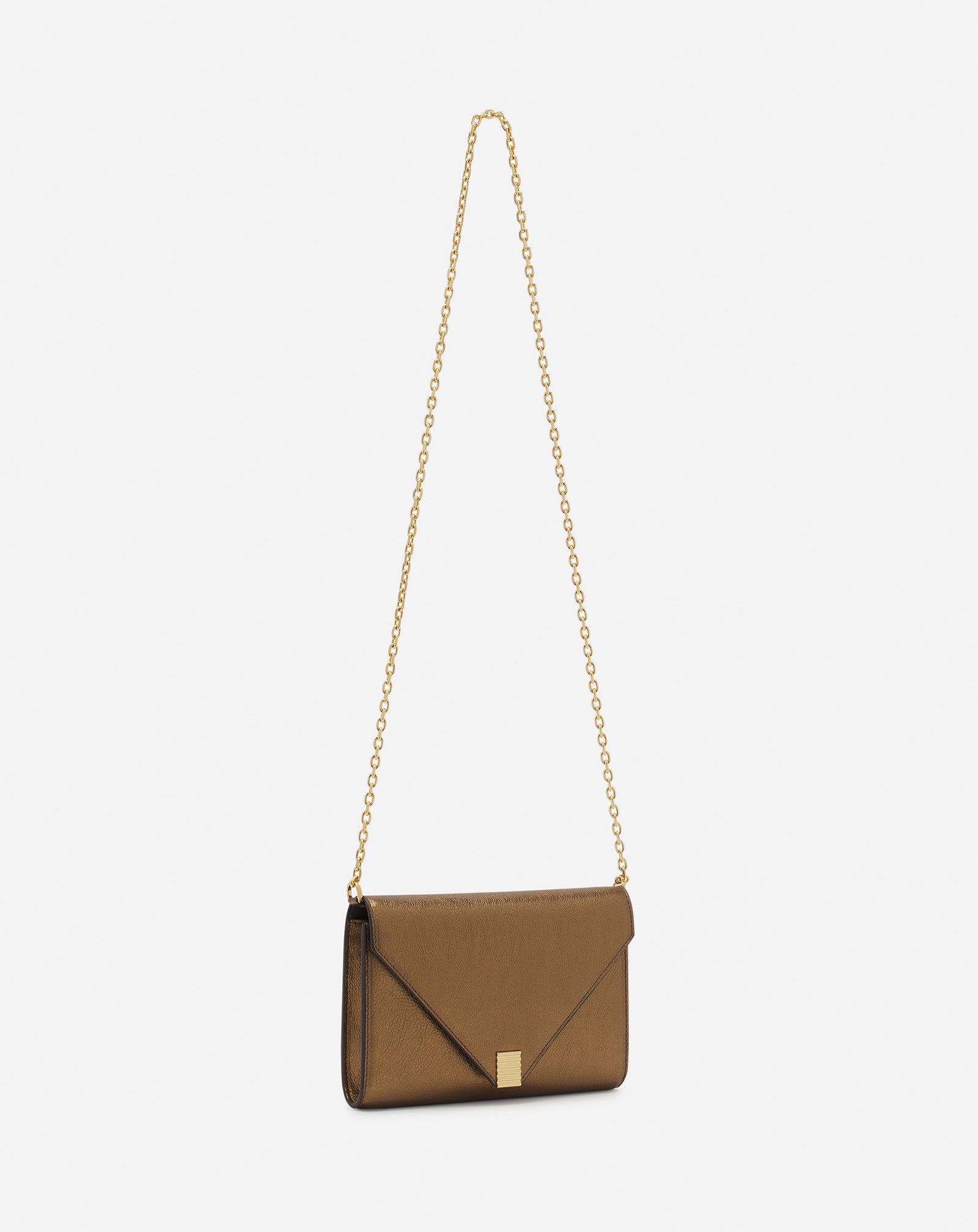 CONCERTO ARPÈGE WALLET BAG IN METALLIC GRAINED LEATHER