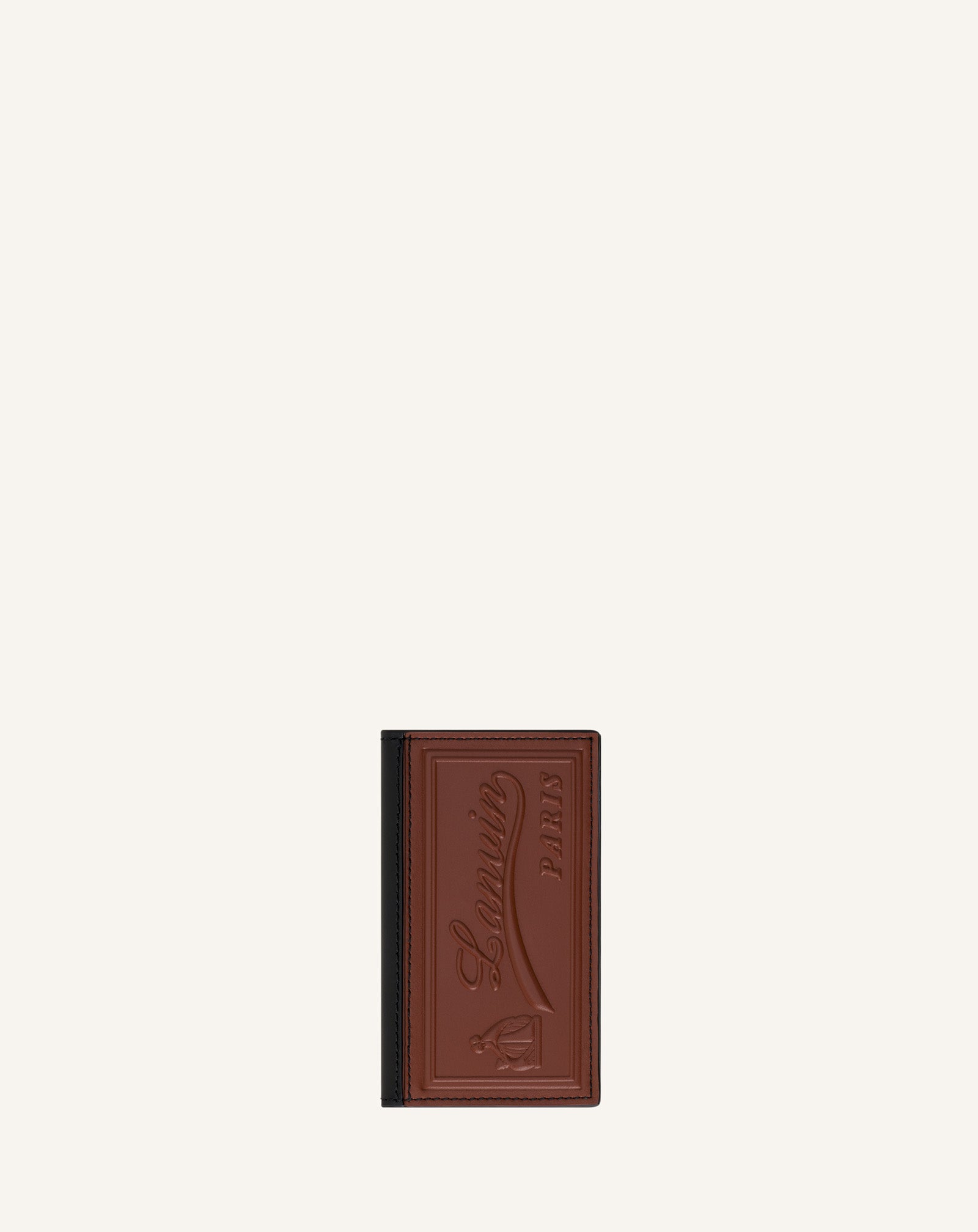 CATCH BY LANVIN TWO FOLD LEATHER CARD HOLDER