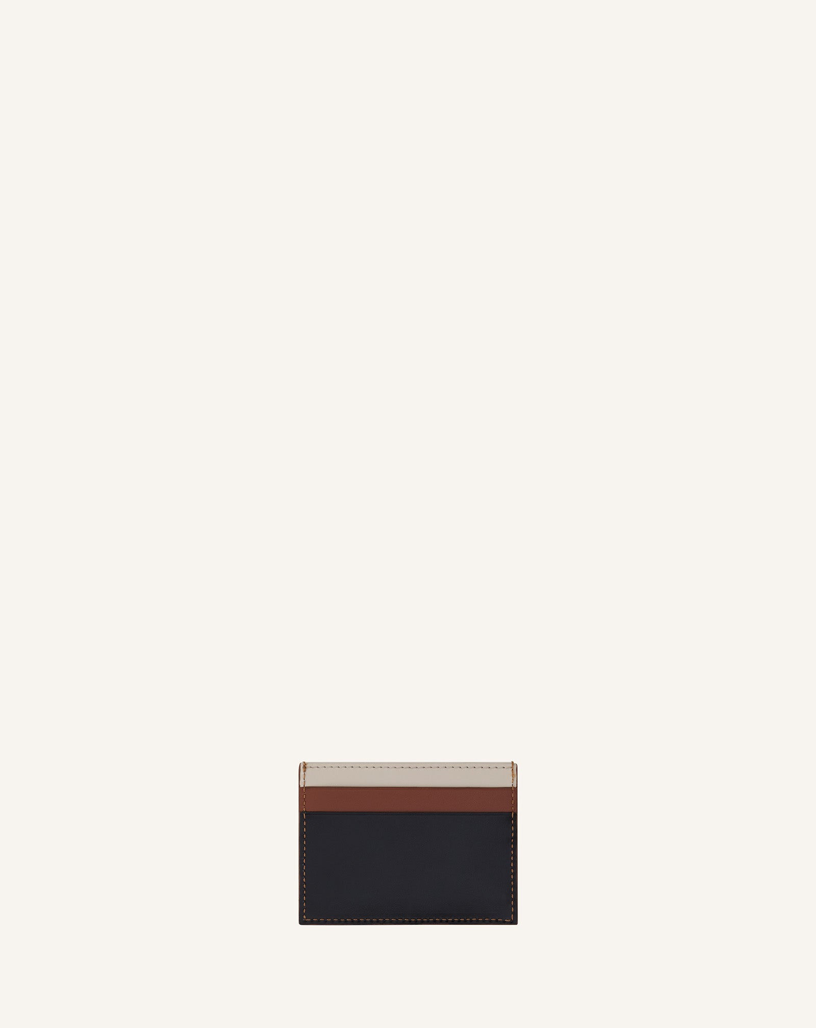 TRICOLOR LEATHER CARD HOLDER