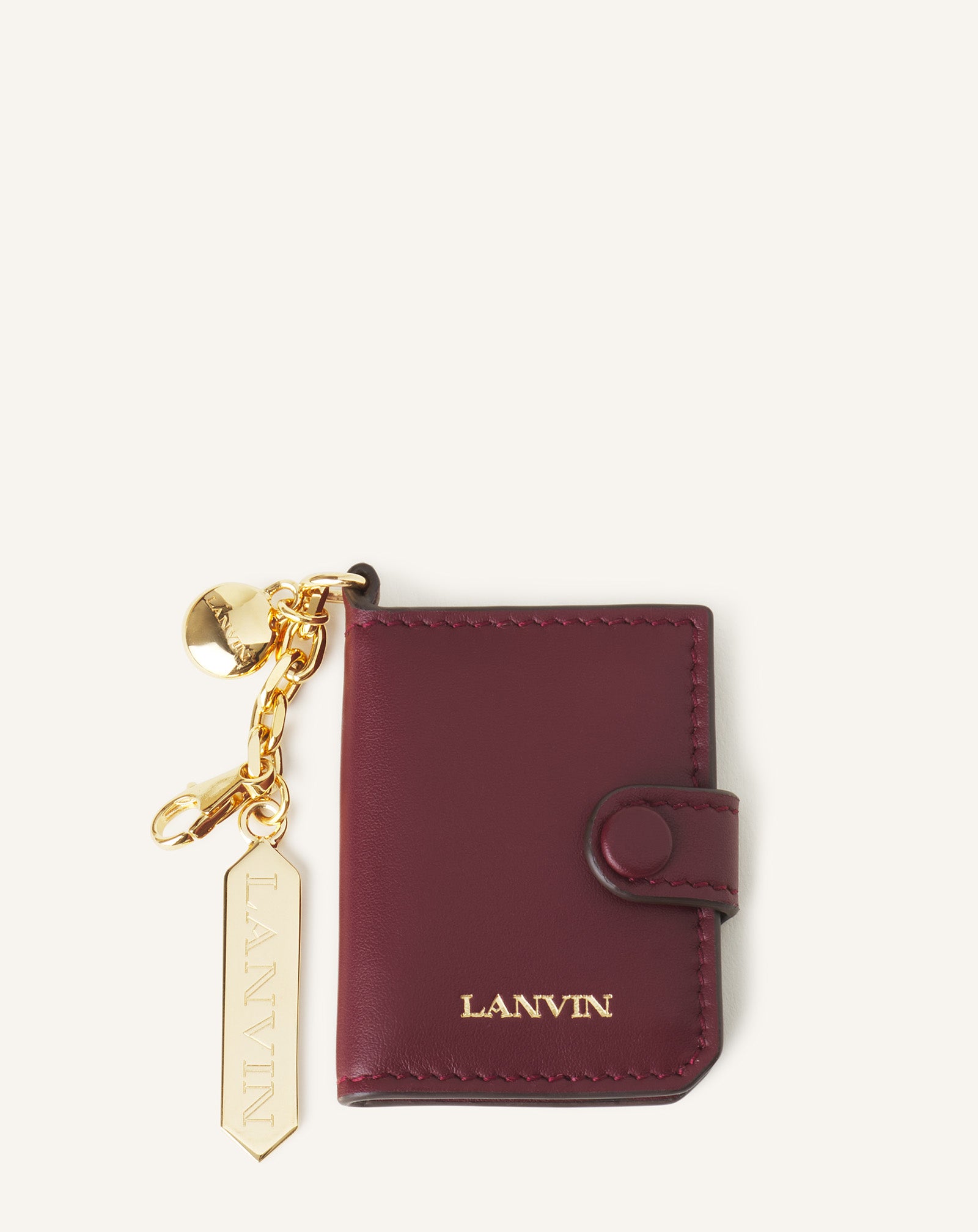 LANVIN LEATHER PHOTO HOLDER