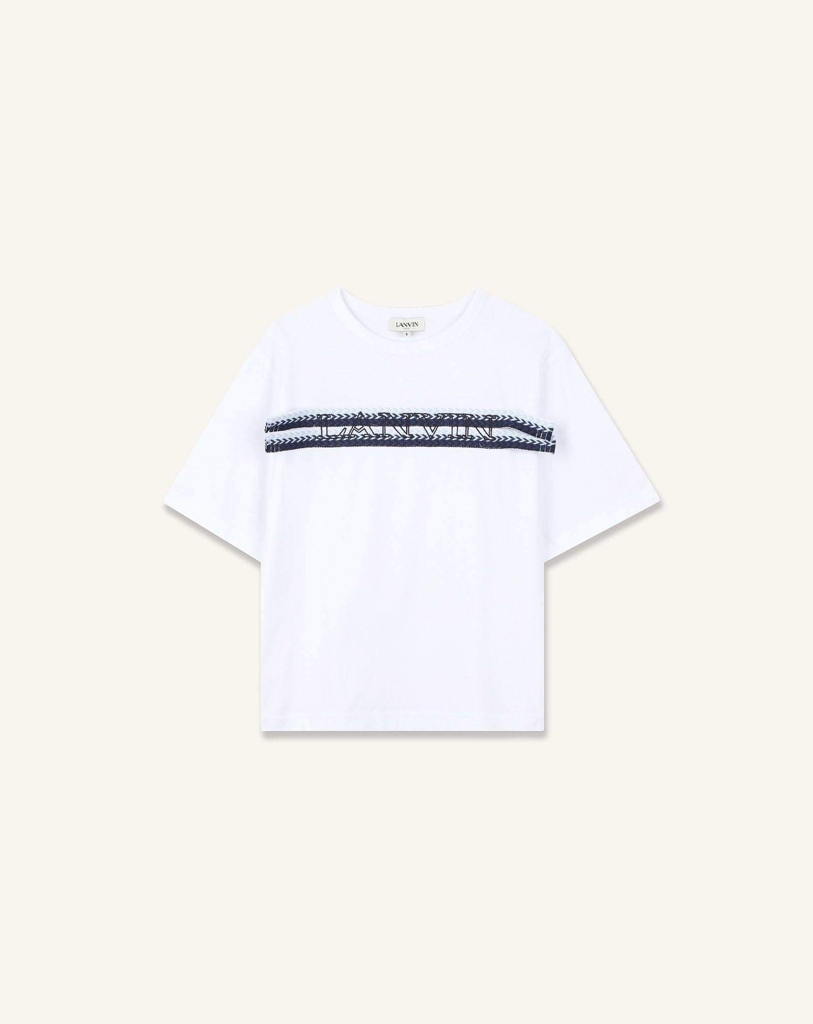 White Short-sleeved T-shirt | Lanvin
