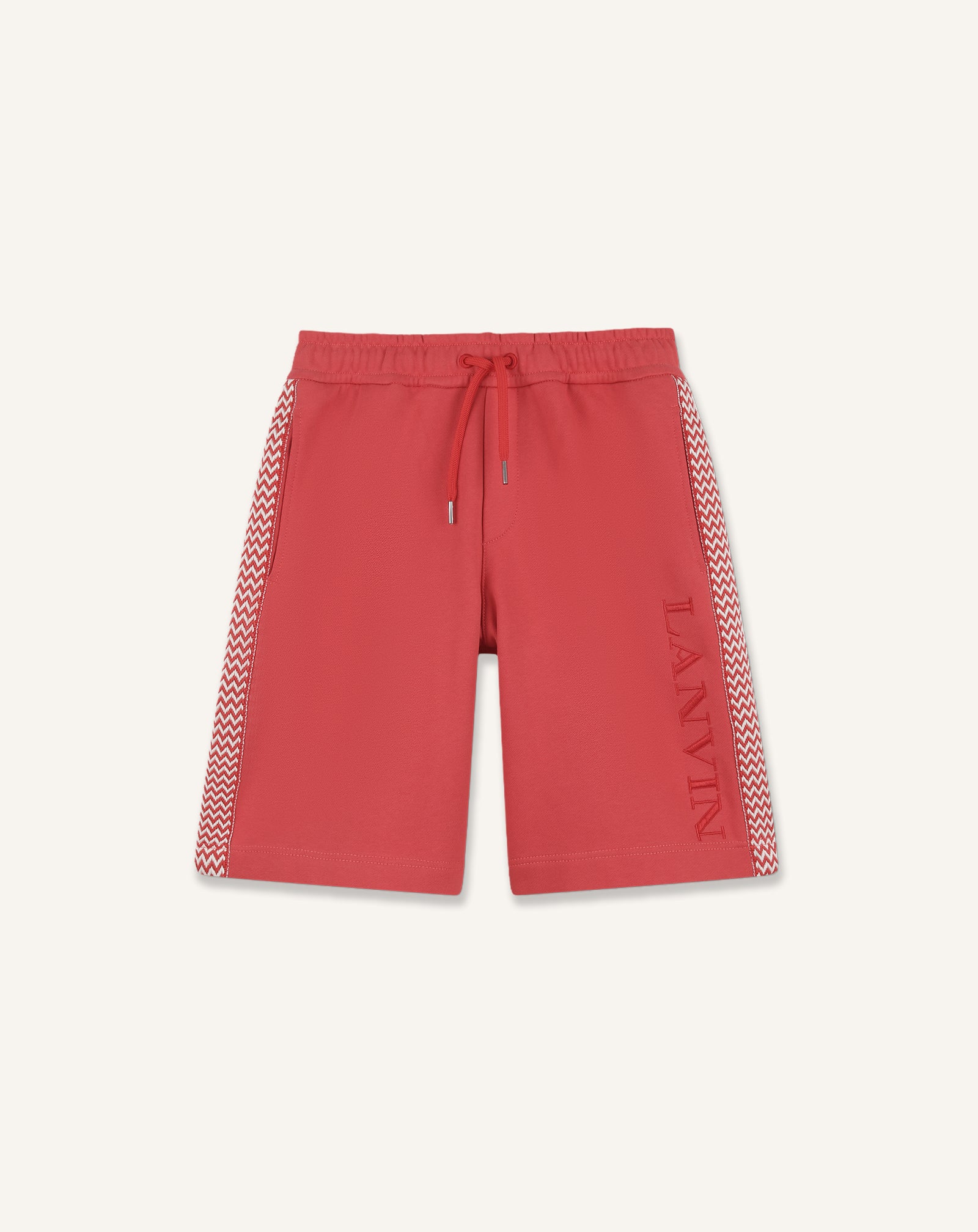 Red Fleece Bermuda Shorts | Lanvin