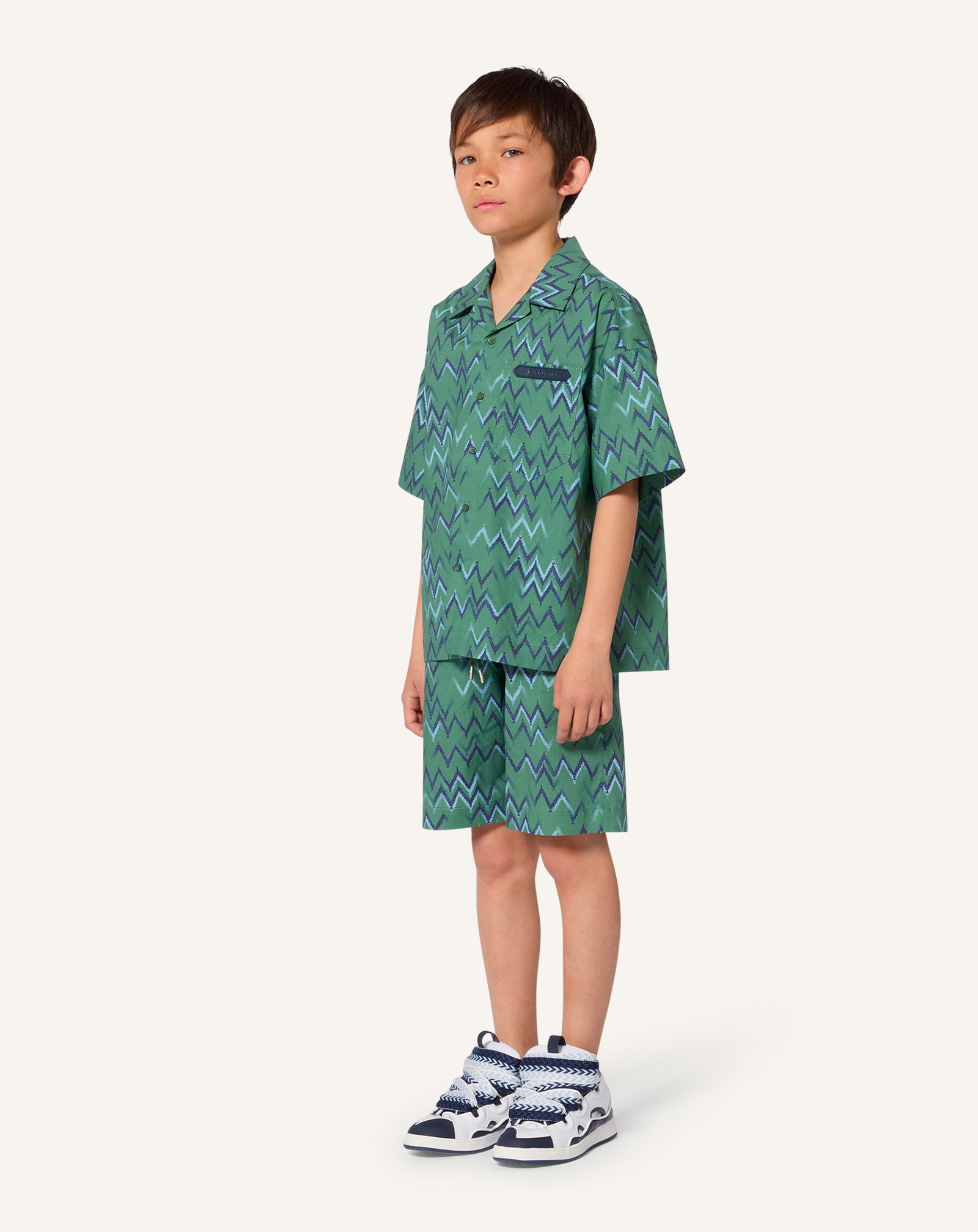 POPLIN BERMUDA SHORTS