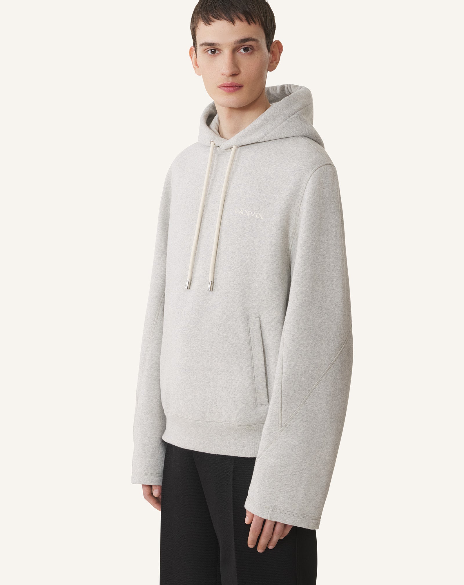 COTTON AND CASHMERE HOODIE