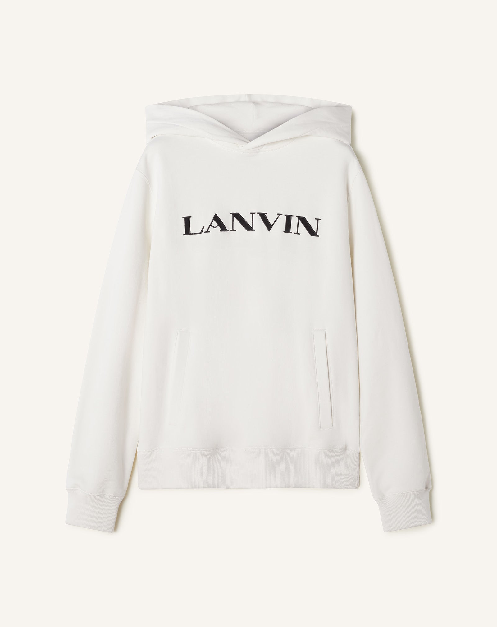 Lanvin Embroidered Cotton Hoodie Lanvin - Main Image