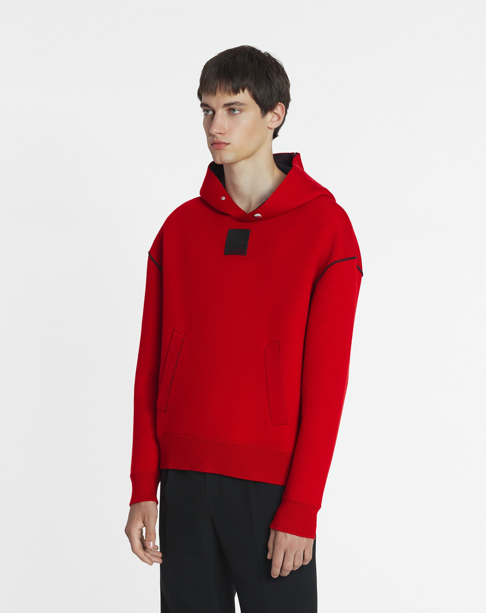 BAGGY WOOL HOODIE